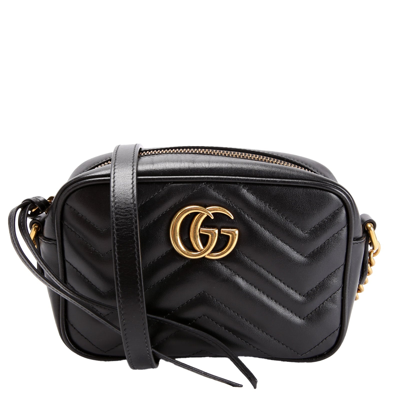 448065 Marmont Mini Camera Bag Black
