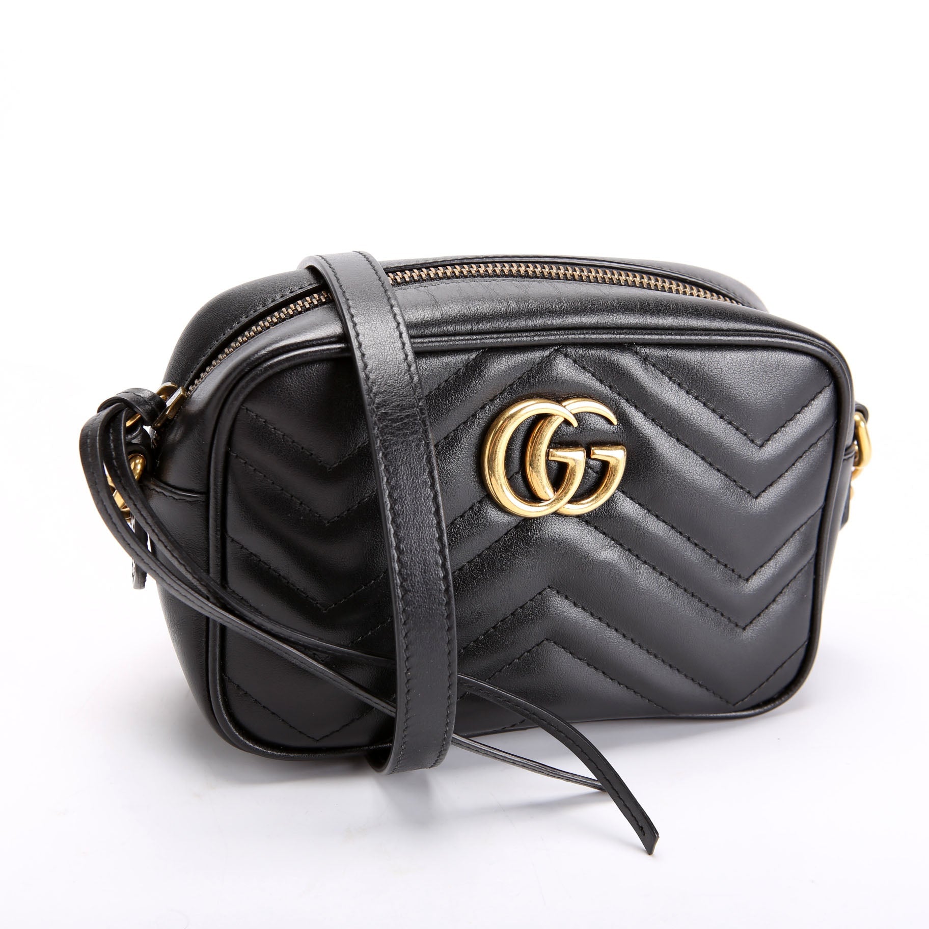 448065 Marmont Mini Camera Bag Black