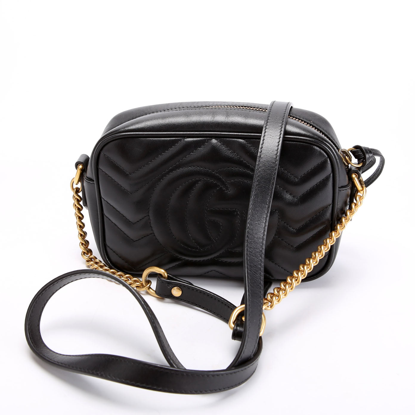448065 Marmont Mini Camera Bag Black