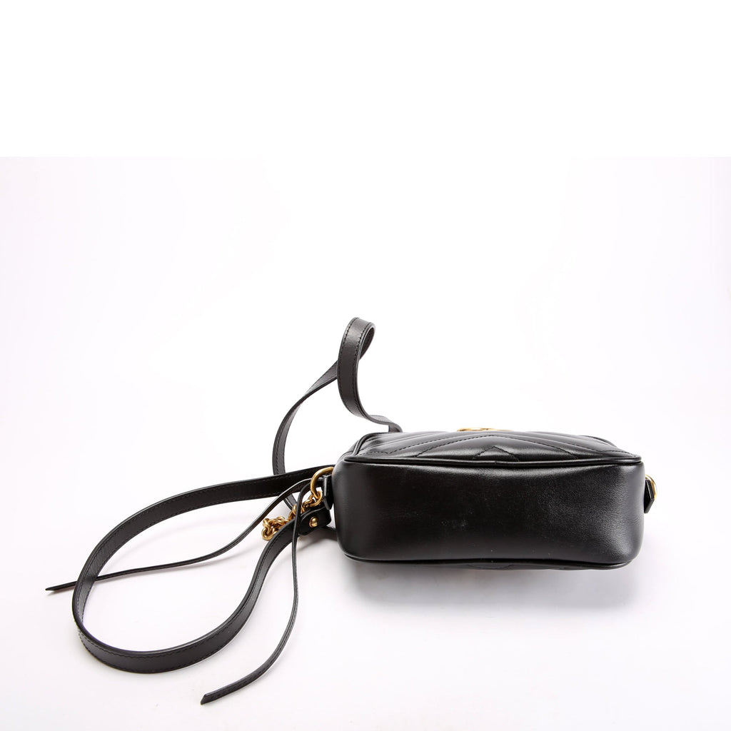 448065 Marmont Mini Camera Bag Black