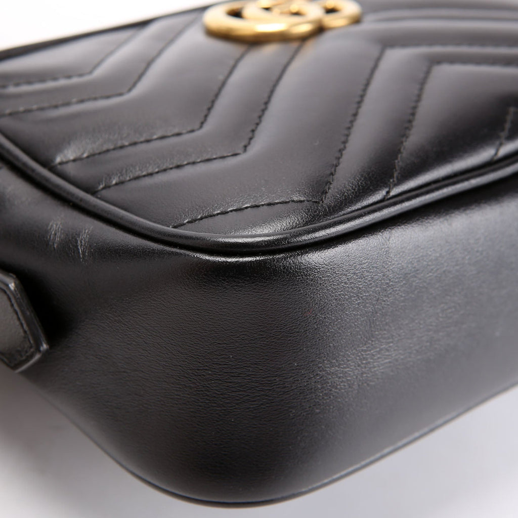 448065 Marmont Mini Camera Bag Black