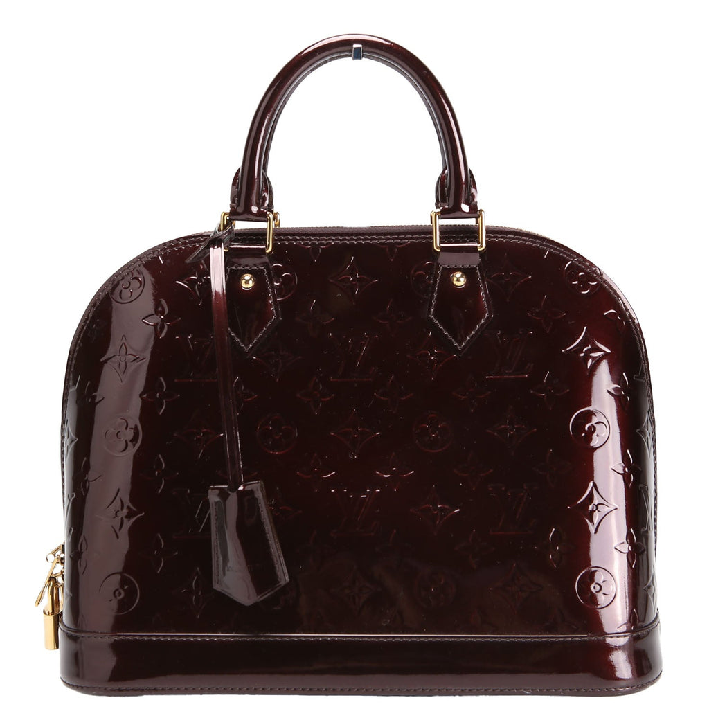Alma Pm Vernis Burgundy