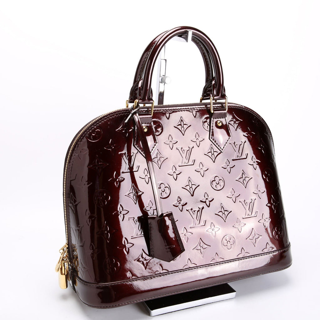 Alma Pm Vernis Burgundy