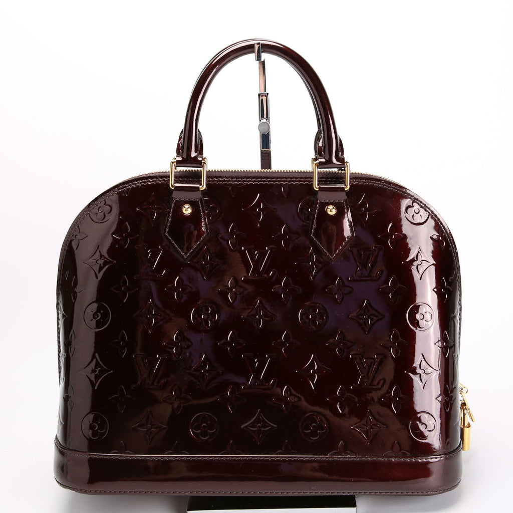 Alma Pm Vernis Burgundy