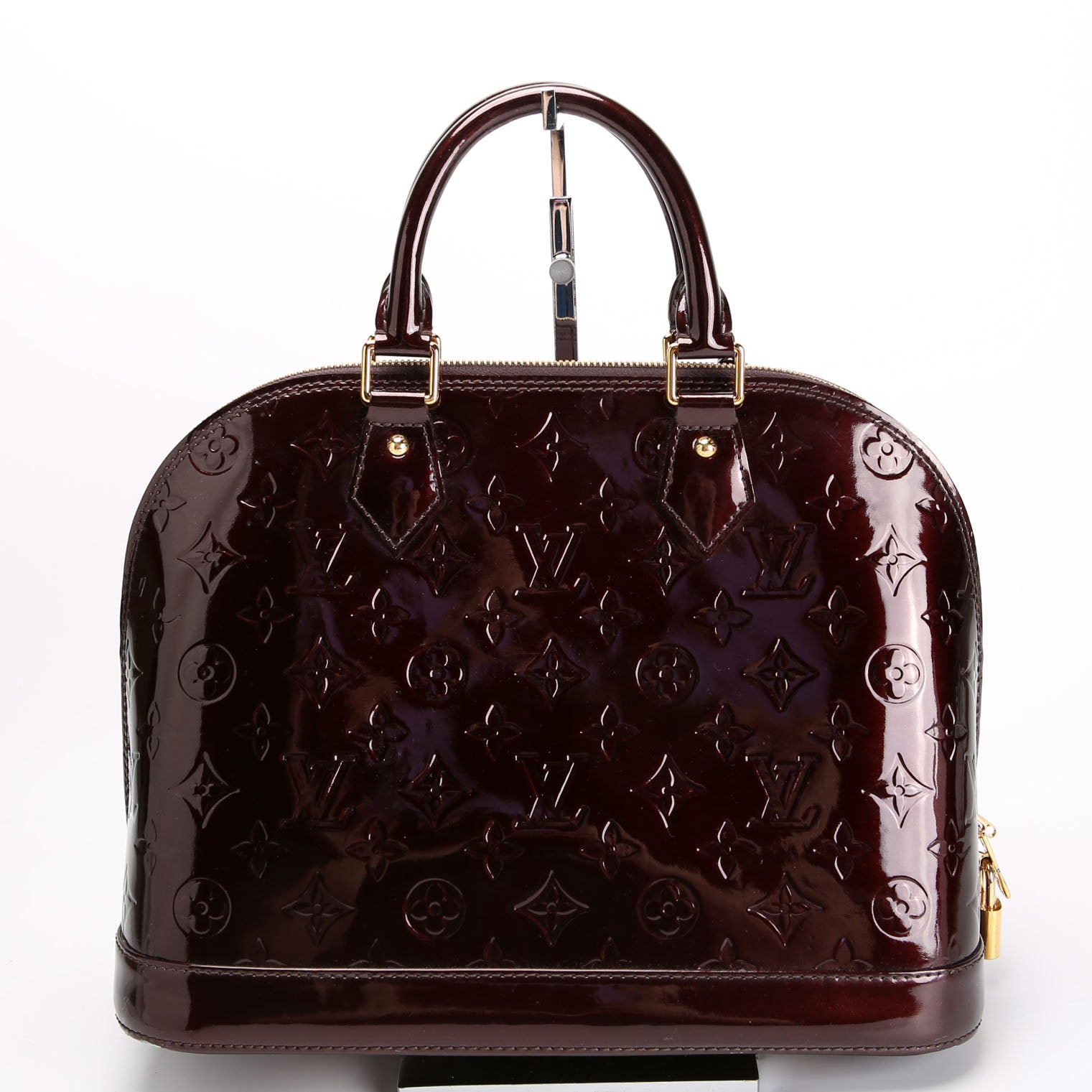 Alma Pm Vernis Burgundy