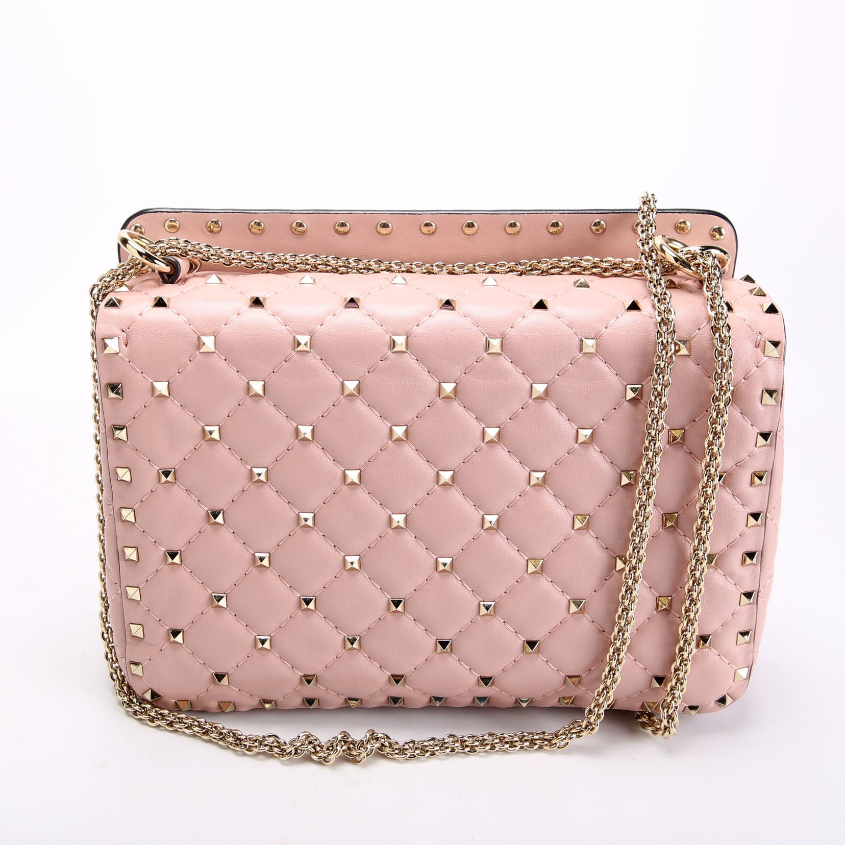 Rockstud Spike Bag Small Light Pink