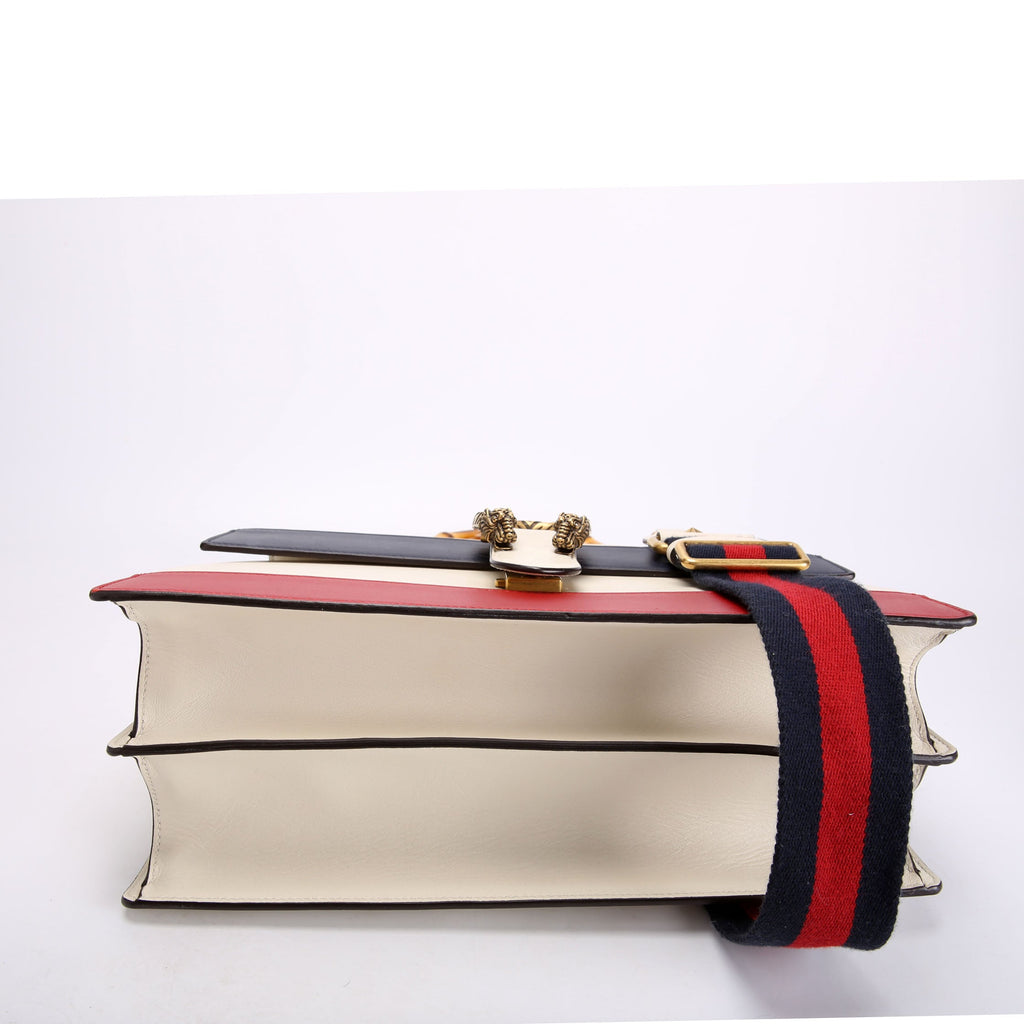421999 Dionysus Top Handle Large white/Blue/Red