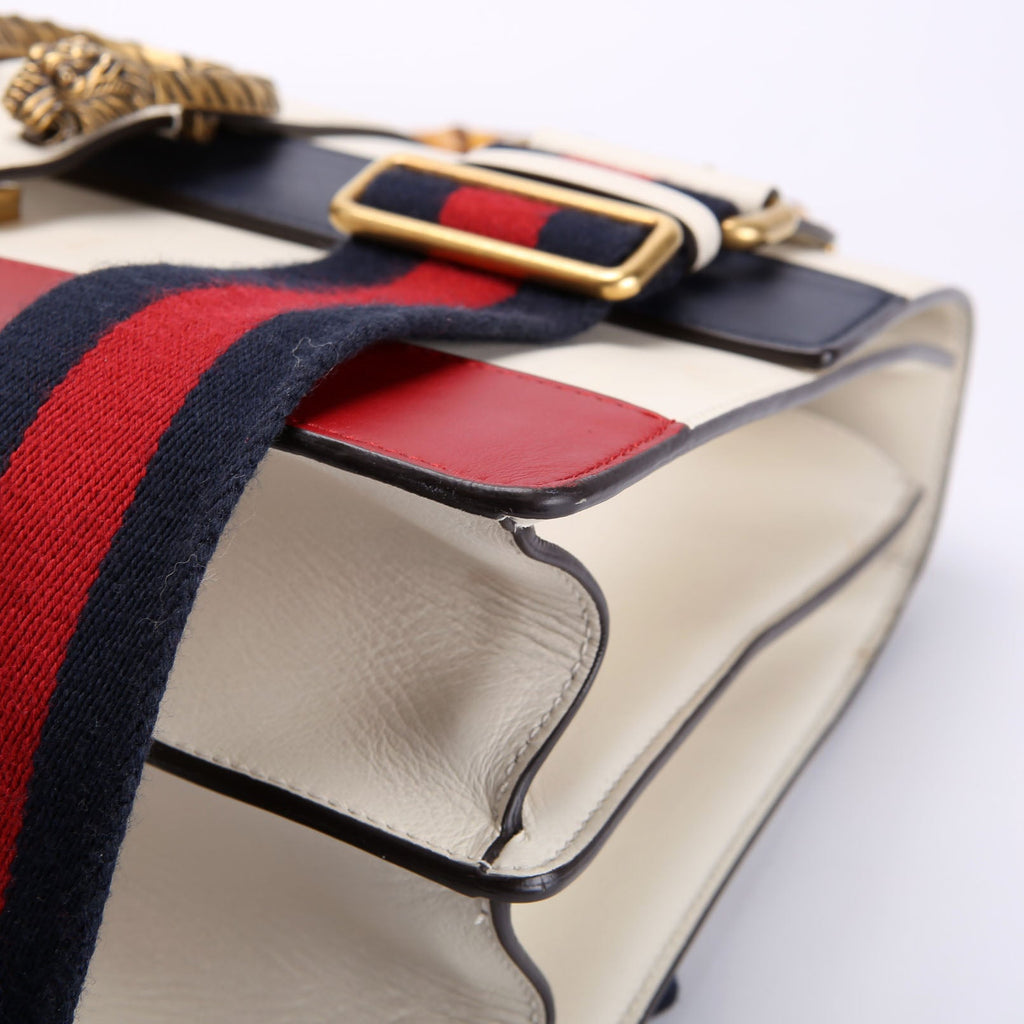 421999 Dionysus Top Handle Large white/Blue/Red