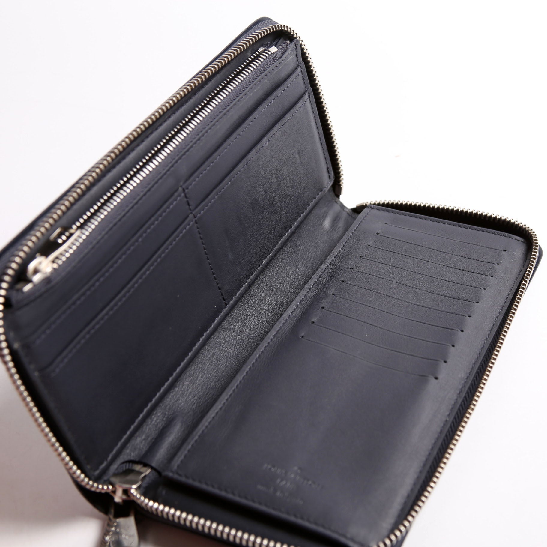 Zippy Wallet Vertical Azur