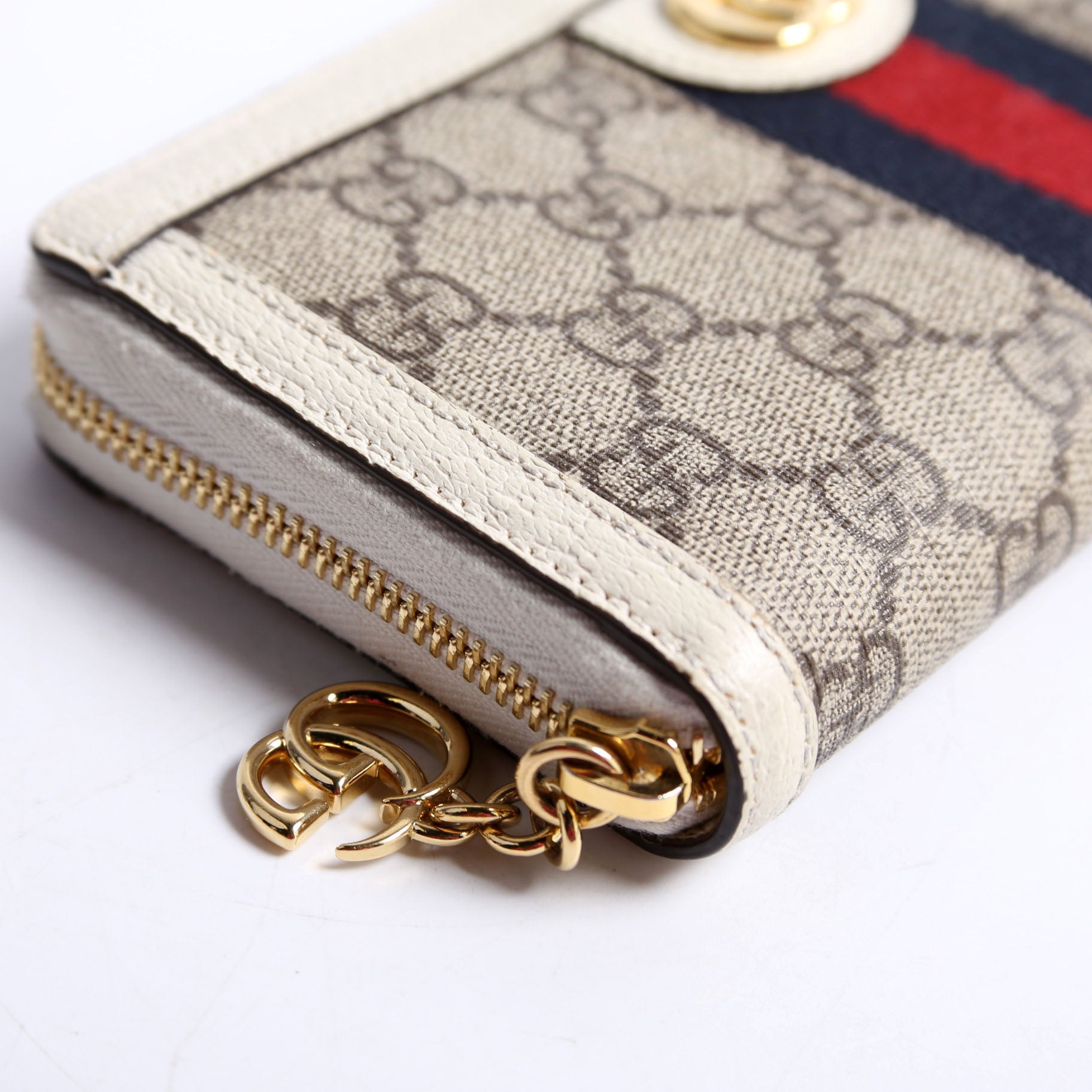 523154 GG Supreme Ophidia Zip Wallet