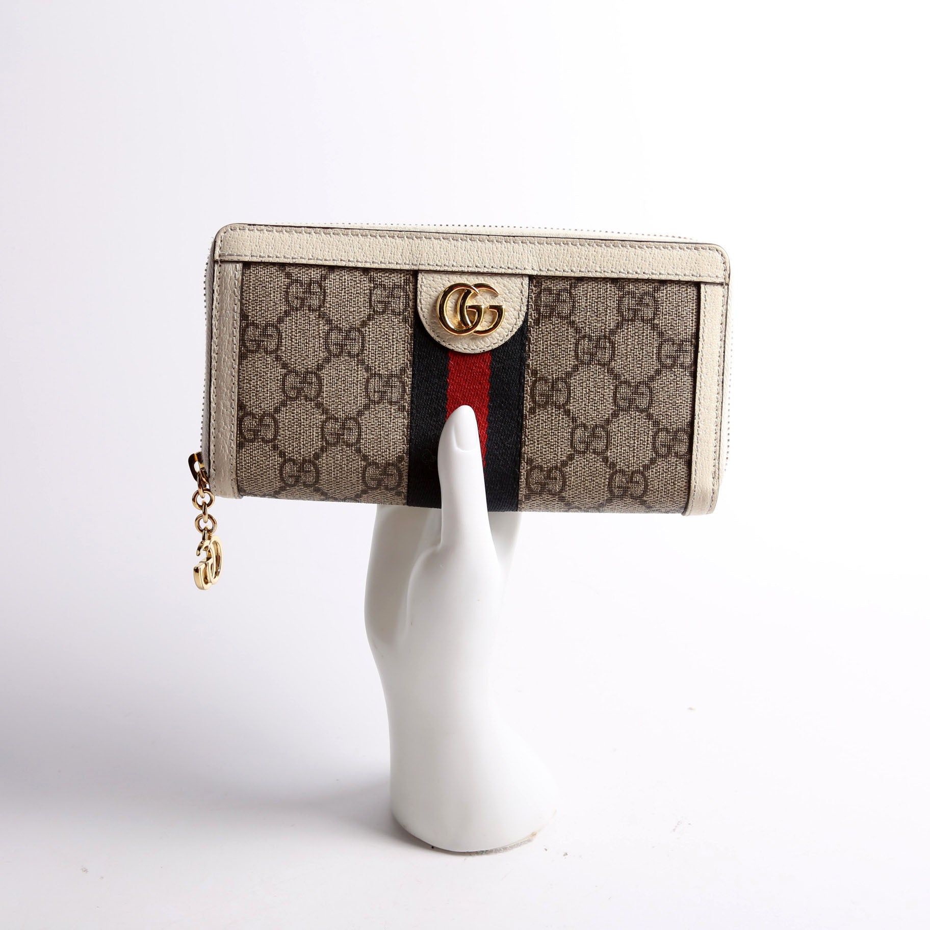 523154 GG Supreme Ophidia Zip Wallet