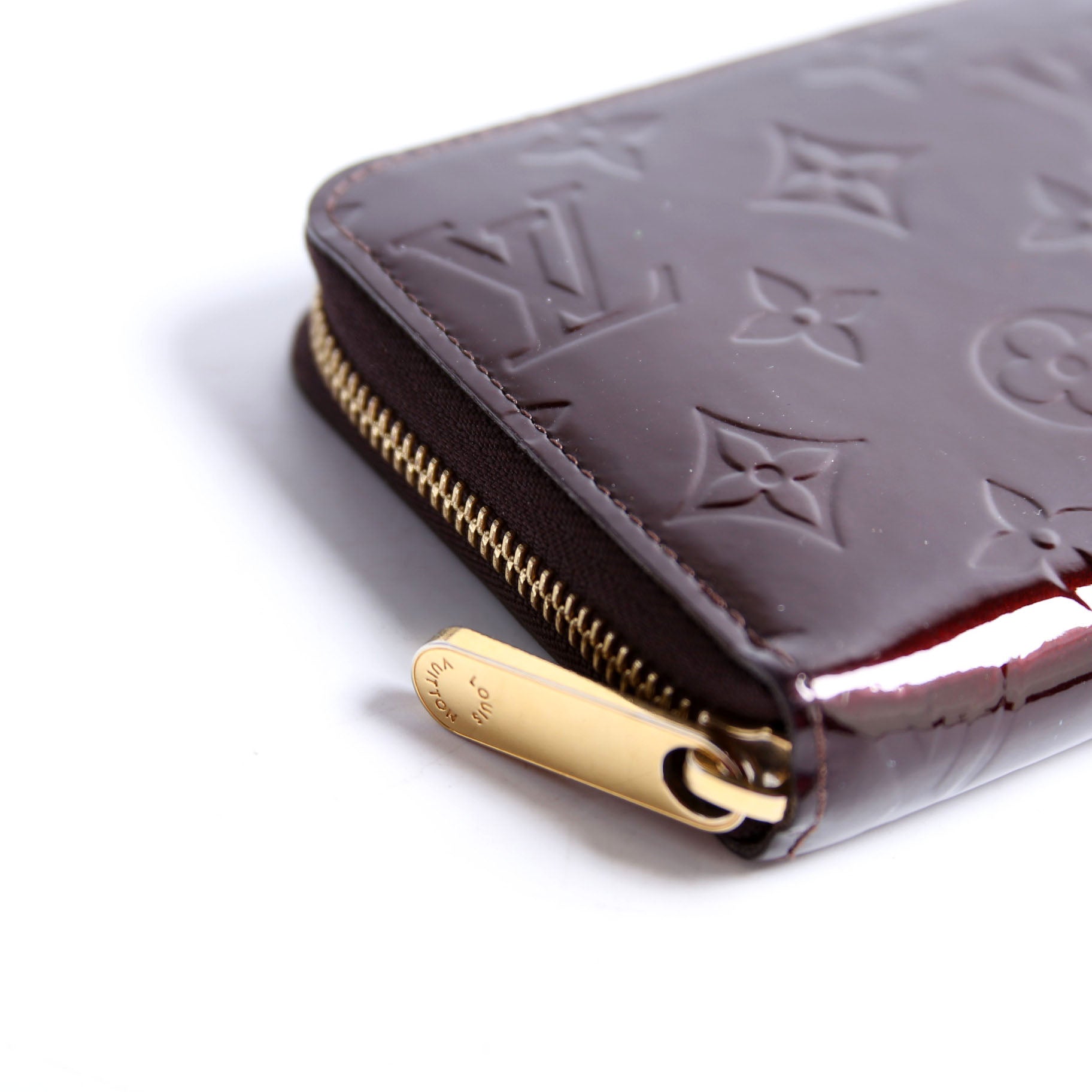 Zippy Wallet Vernis Burgundy