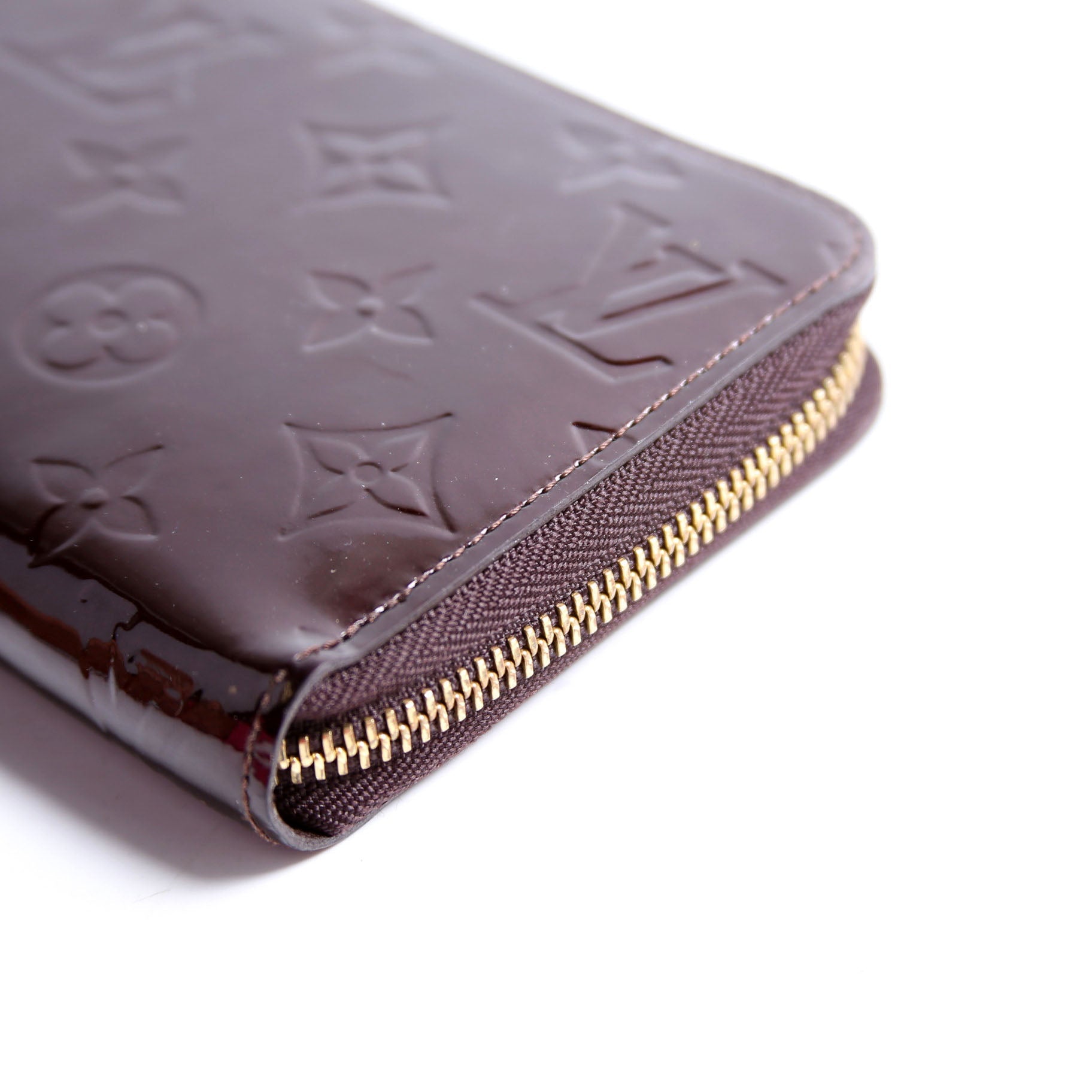 Zippy Wallet Vernis Burgundy