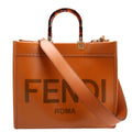 Fendi 8BH386 Sunshine Shopper Medium Leather Brown