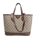 765043 GG Supreme Ophidia Shoulder Tote Medium Brown