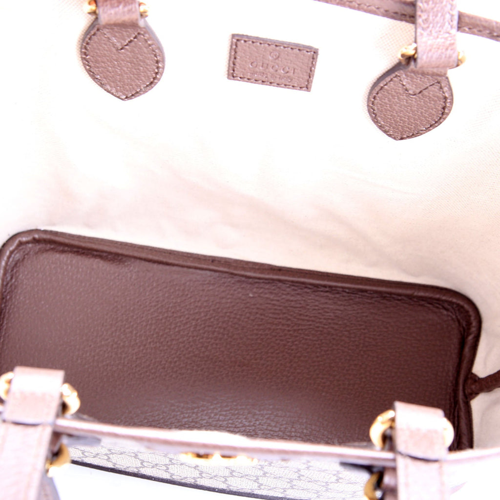 765043 GG Supreme Ophidia Shoulder Tote Medium Brown