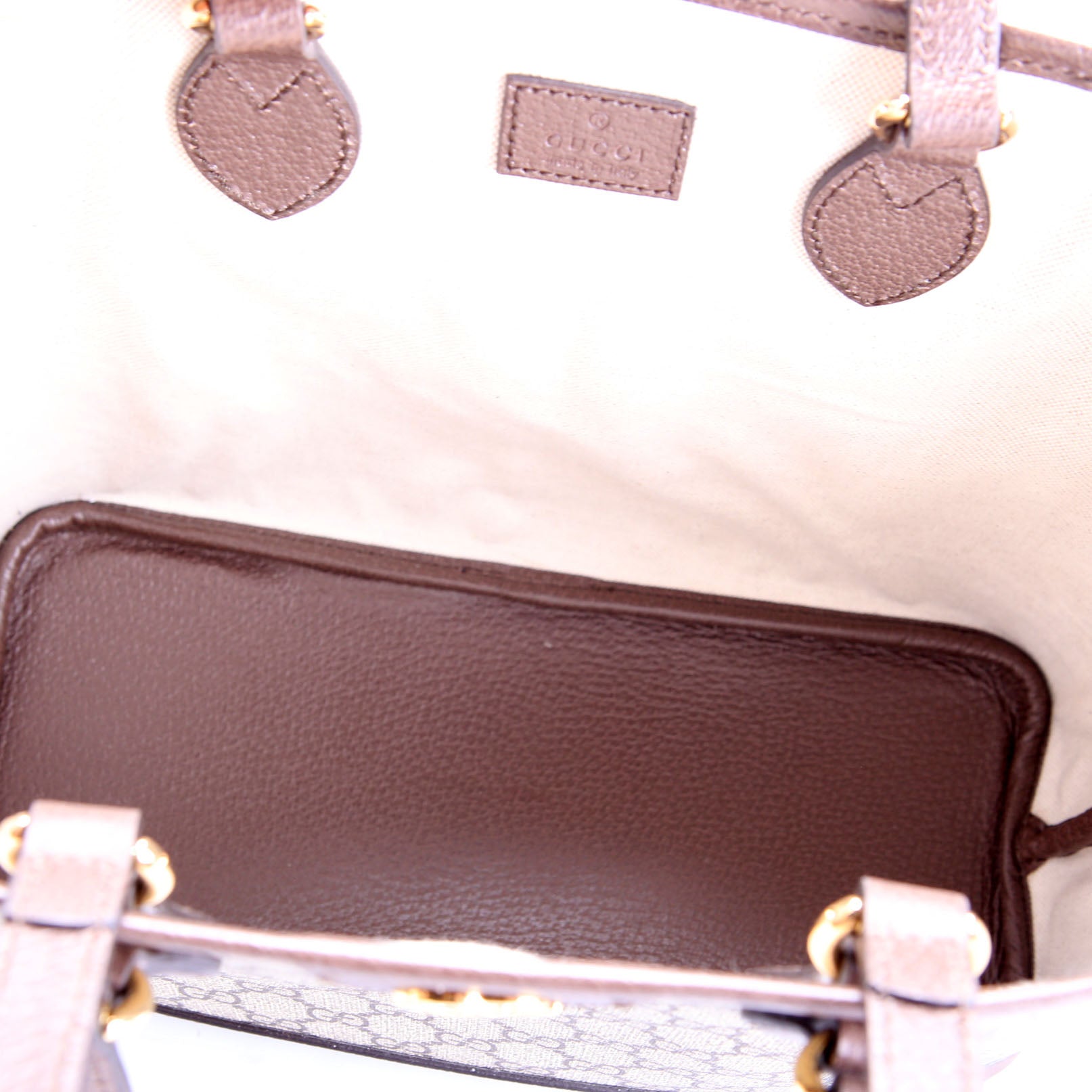 765043 GG Supreme Ophidia Shoulder Tote Medium Brown
