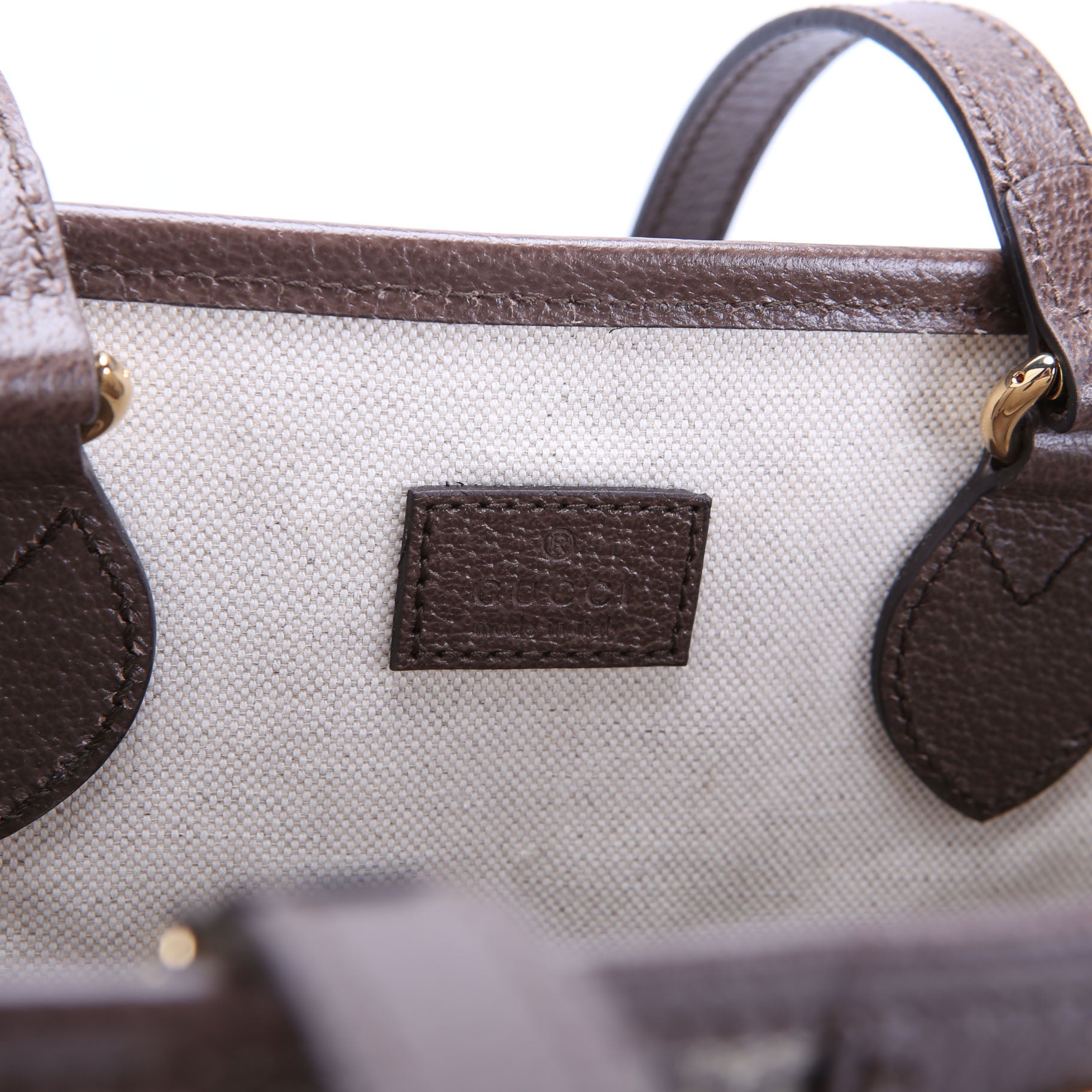 765043 GG Supreme Ophidia Shoulder Tote Medium Brown