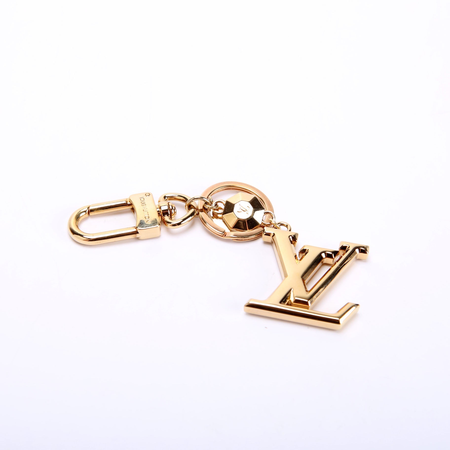 Facettes Bag Charm Gold