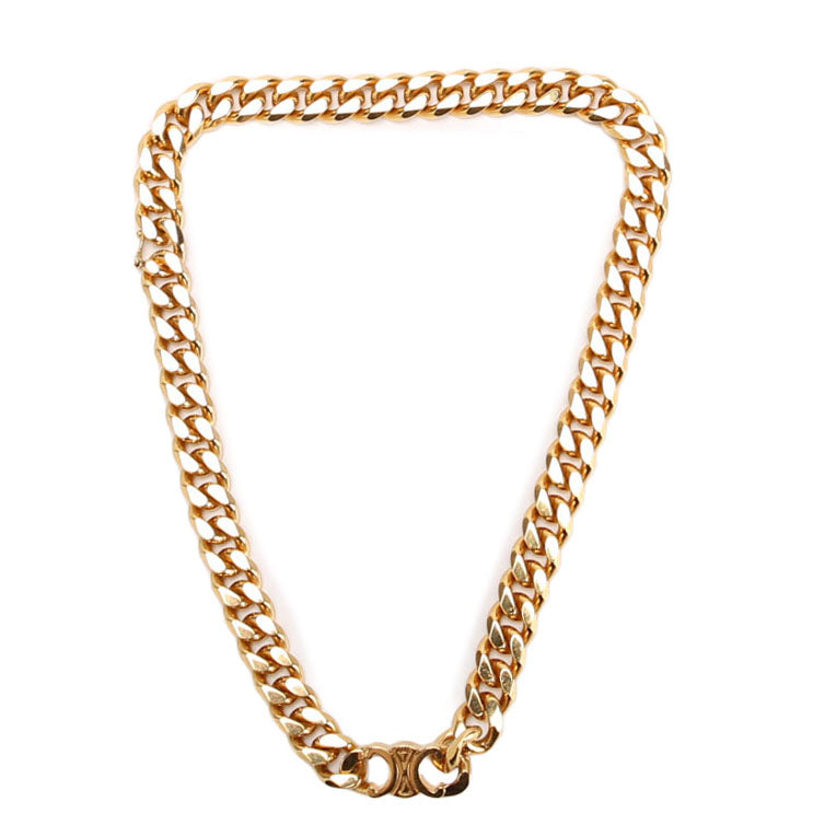 Triomphe Gourmette Necklace Gold