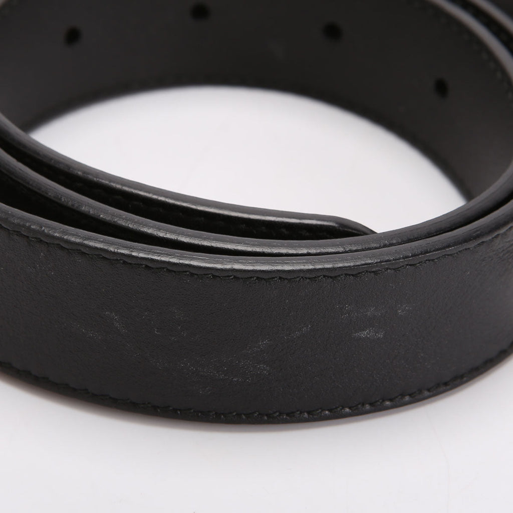 414516 GG Marmont Belt Size 80/32 Black
