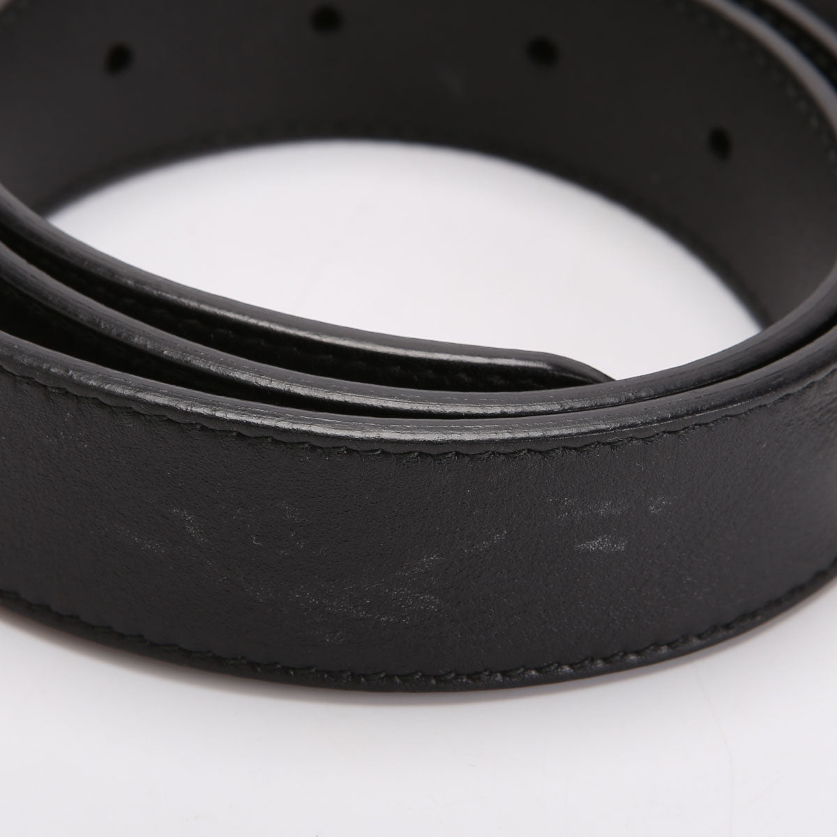 414516 GG Marmont Belt Size 80/32 Black