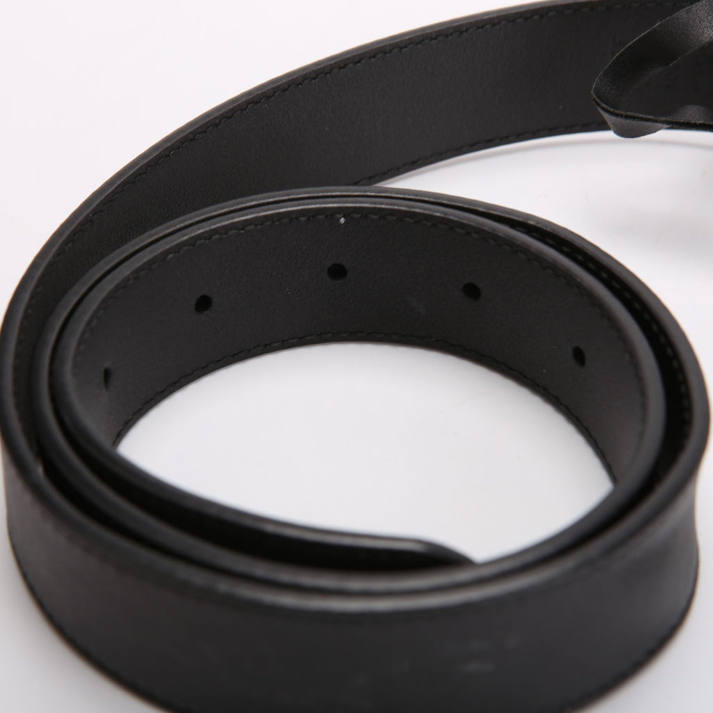 414516 GG Marmont Belt Size 80/32 Black