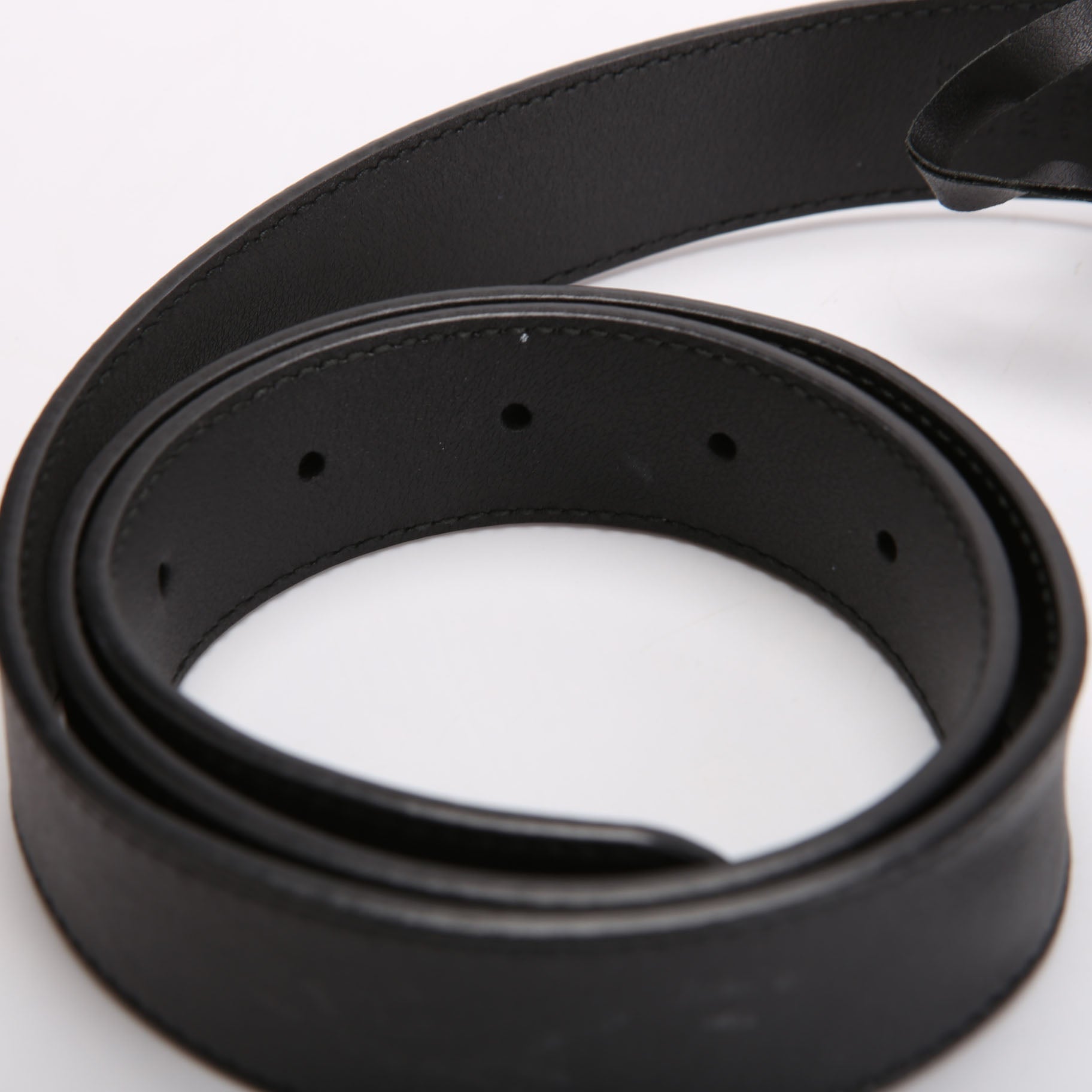 414516 GG Marmont Belt Size 80/32 Black