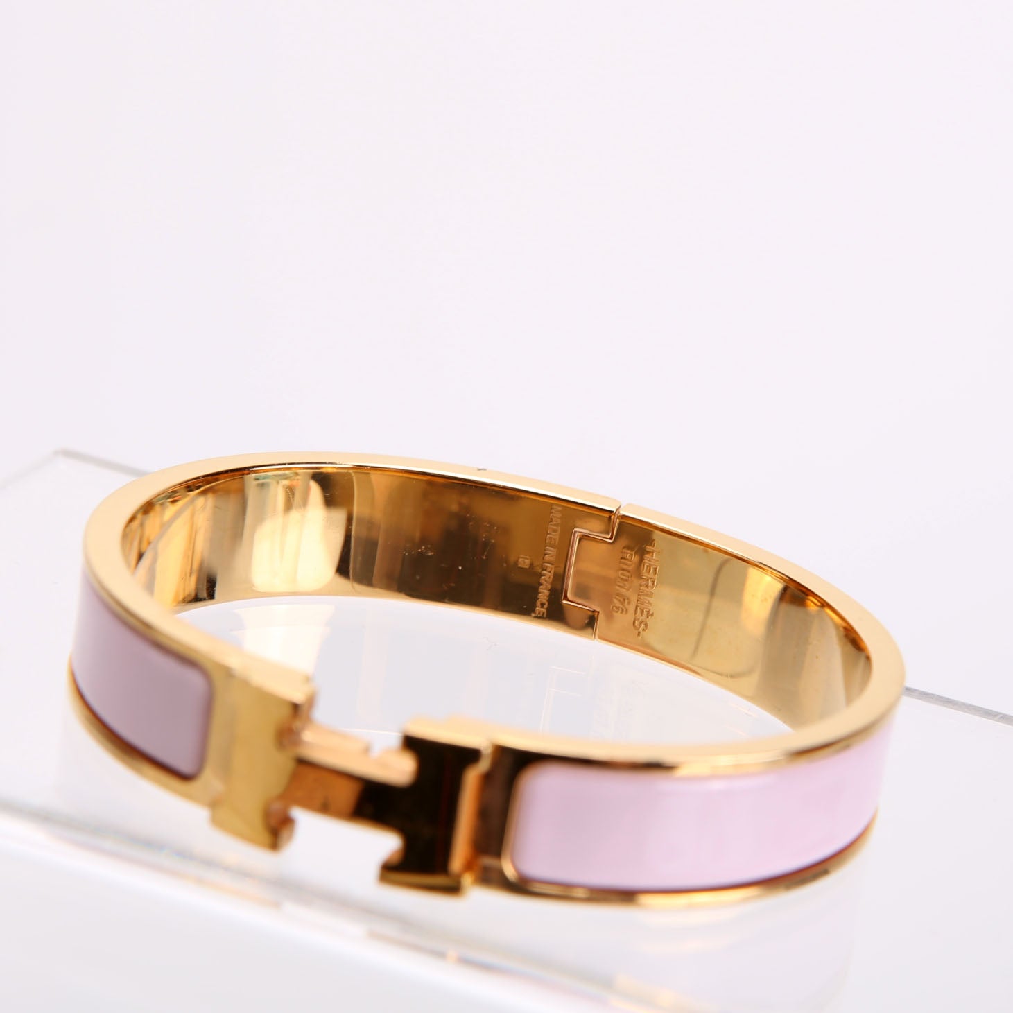 Clic Clac Narrow GM Bracelet Gold/Pink