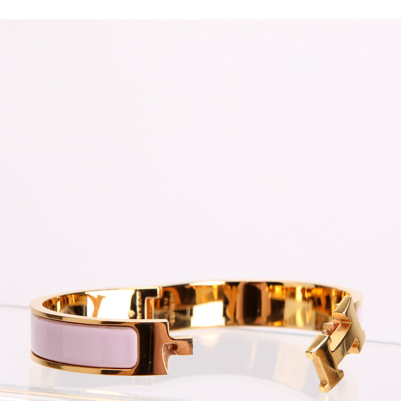 Clic Clac Narrow GM Bracelet Gold/Pink