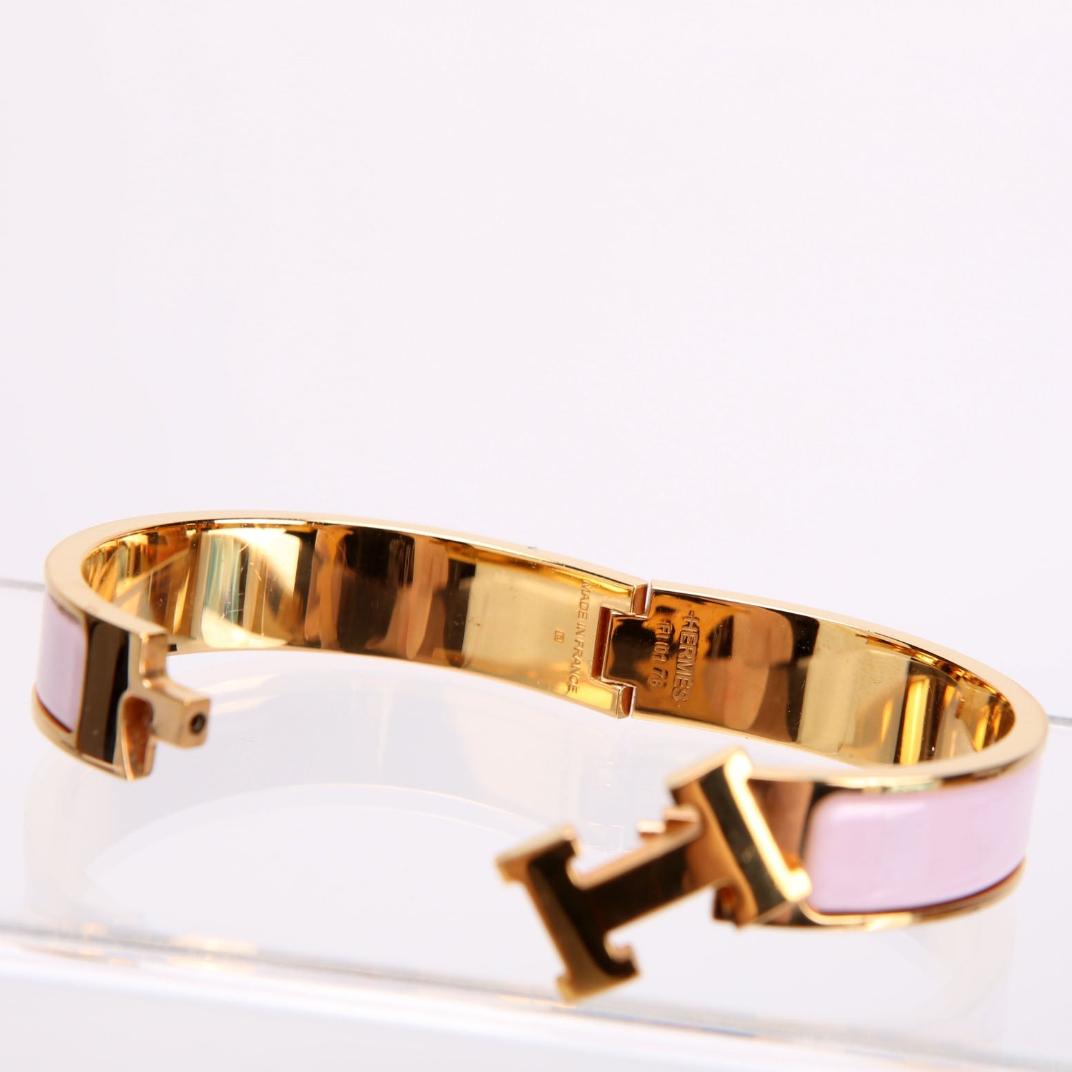 Clic Clac Narrow GM Bracelet Gold/Pink
