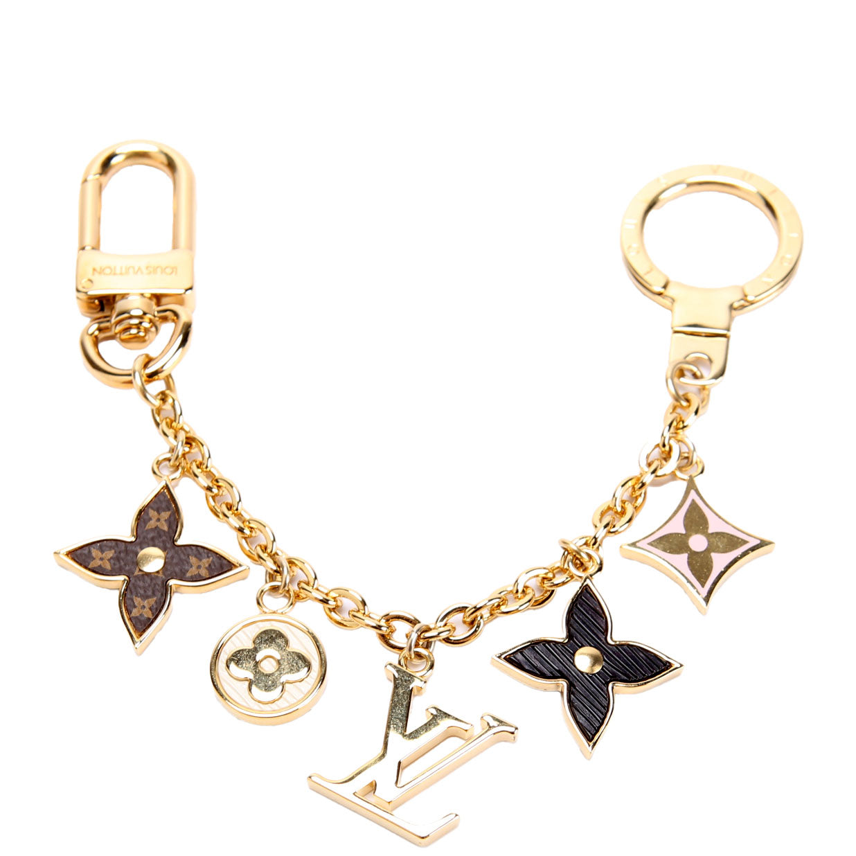 Spring Street Chain Bag Charm Gold/Multicolor