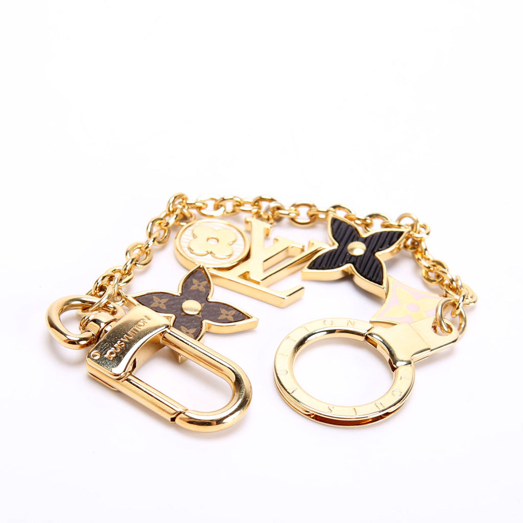 Spring Street Chain Bag Charm Gold/Multicolor