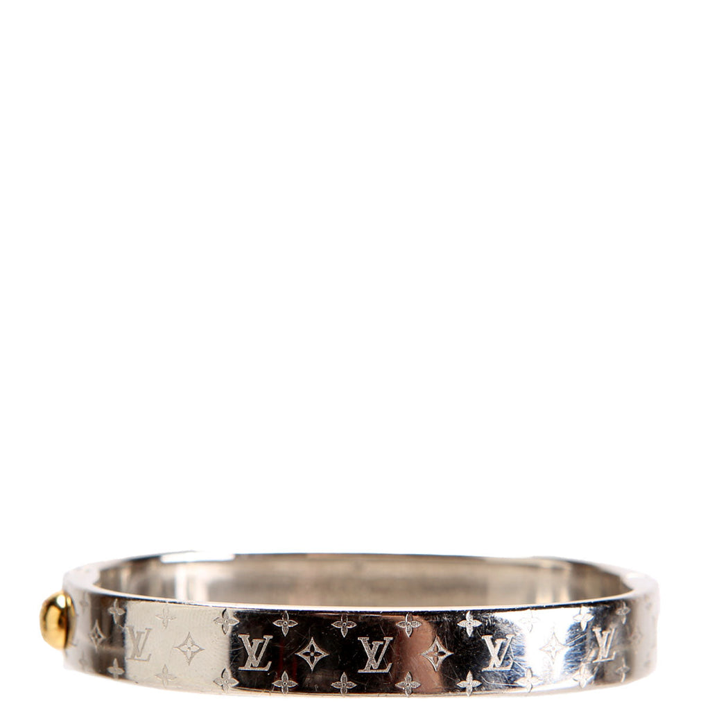 M1029M Nanogram Cuff Bracelet Size Medium Silver