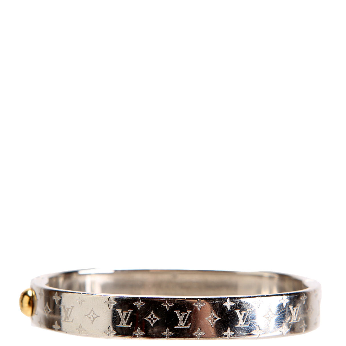 M1029M Nanogram Cuff Bracelet Size Medium Silver