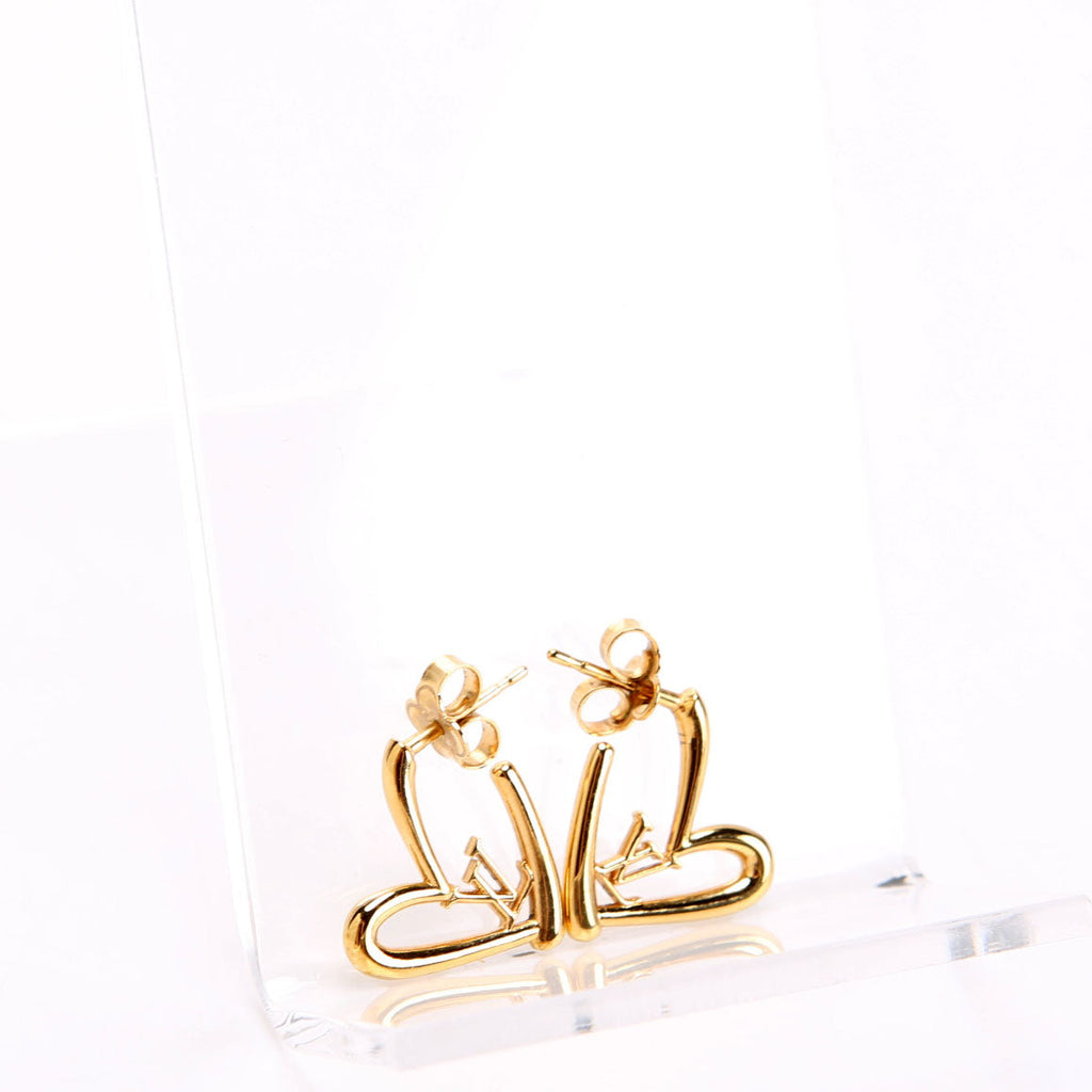 Fall In Love PM Earrings Gold