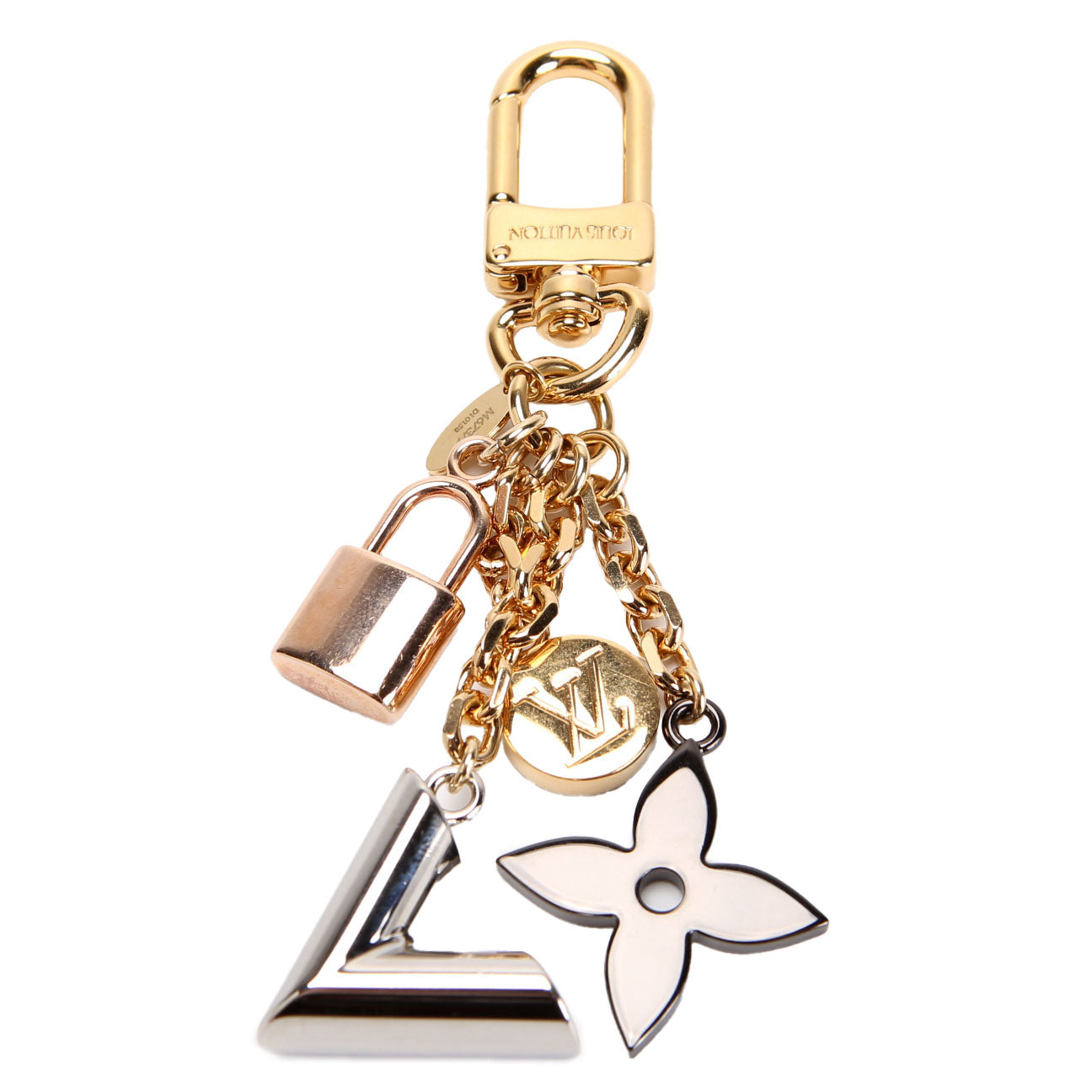 Kaleido Bag Charm Gold/Silver