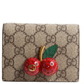 476050 GG Supreme Cherries Card Case Red