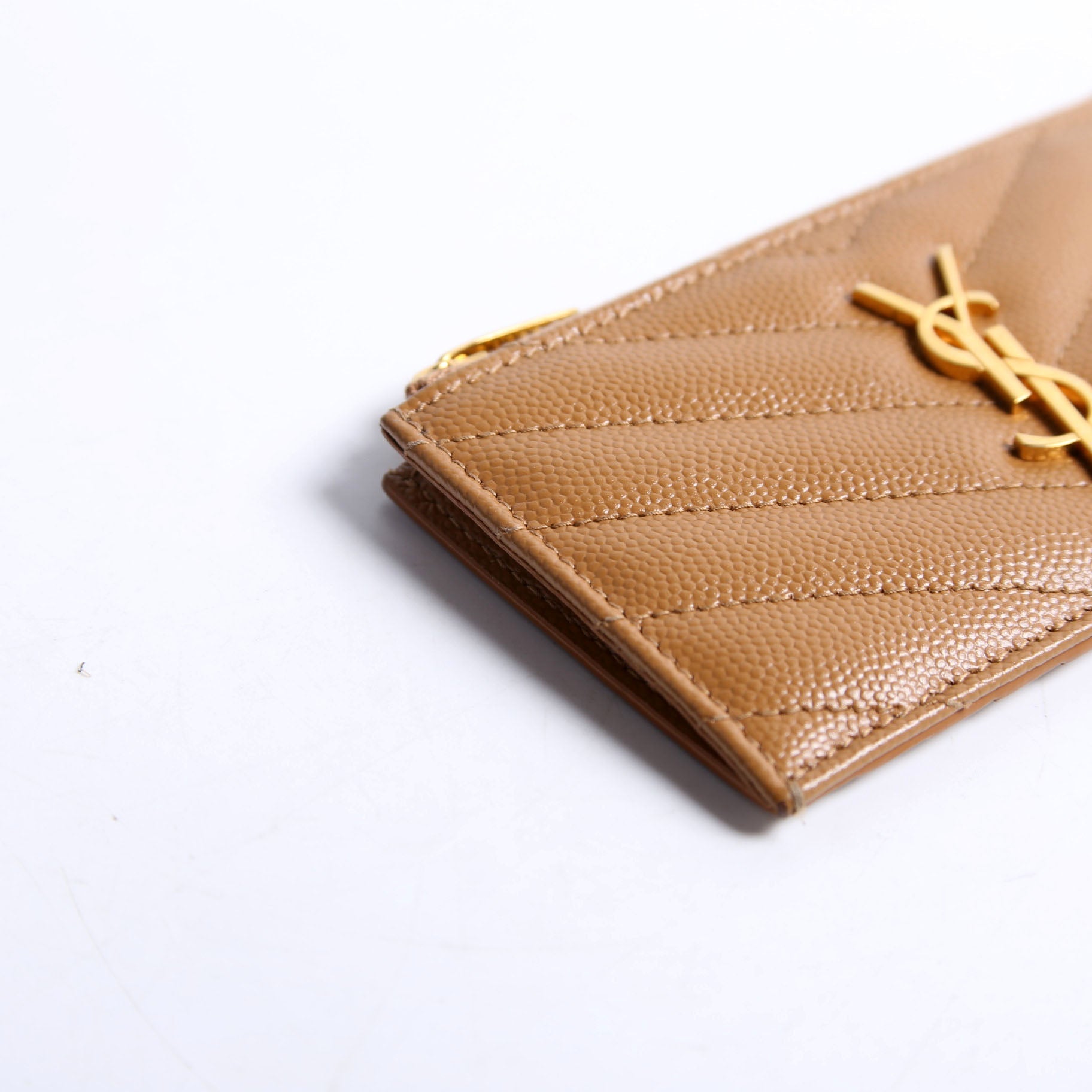 Grain De Poudre Fragments Card Holder 607915 Tan