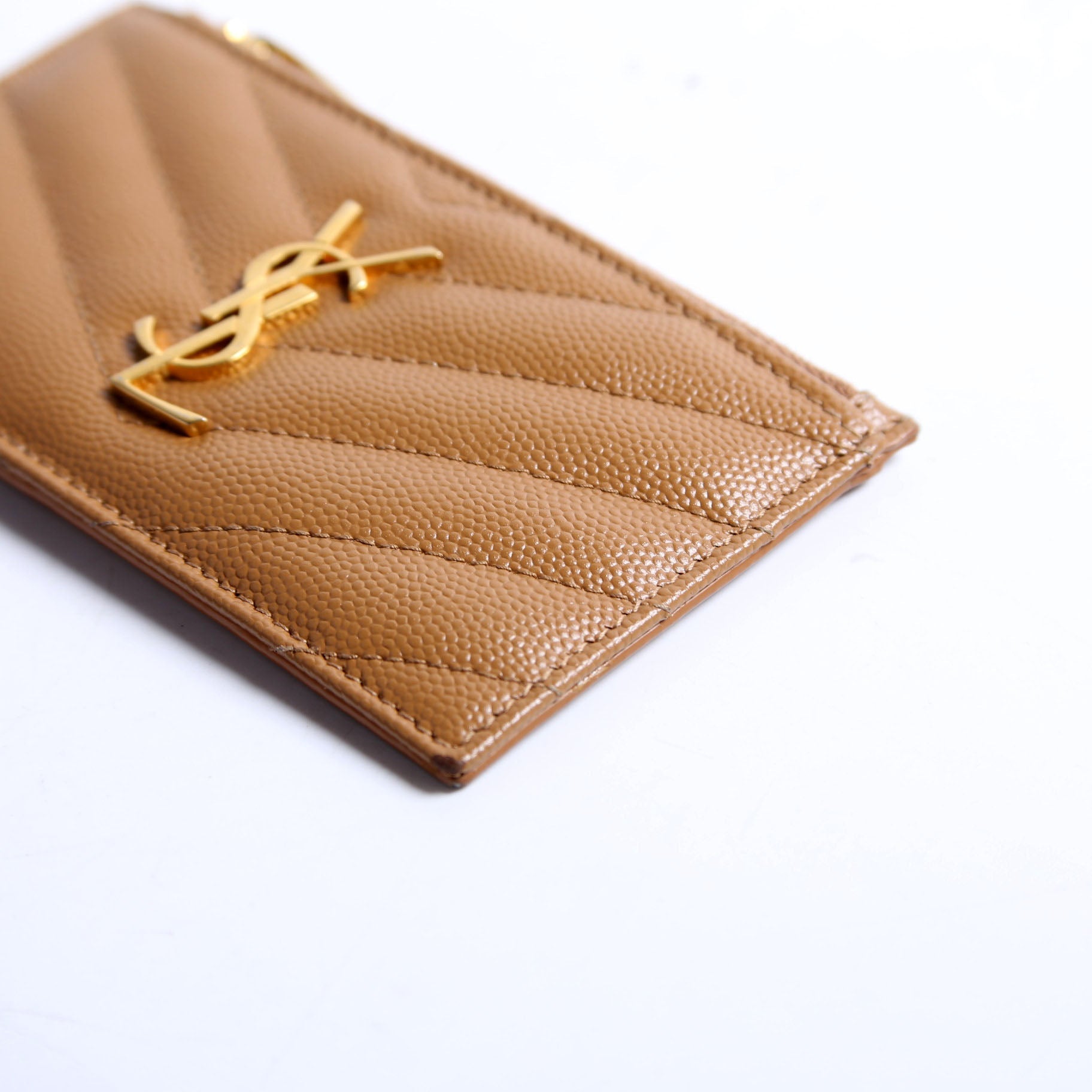 Grain De Poudre Fragments Card Holder 607915 Tan