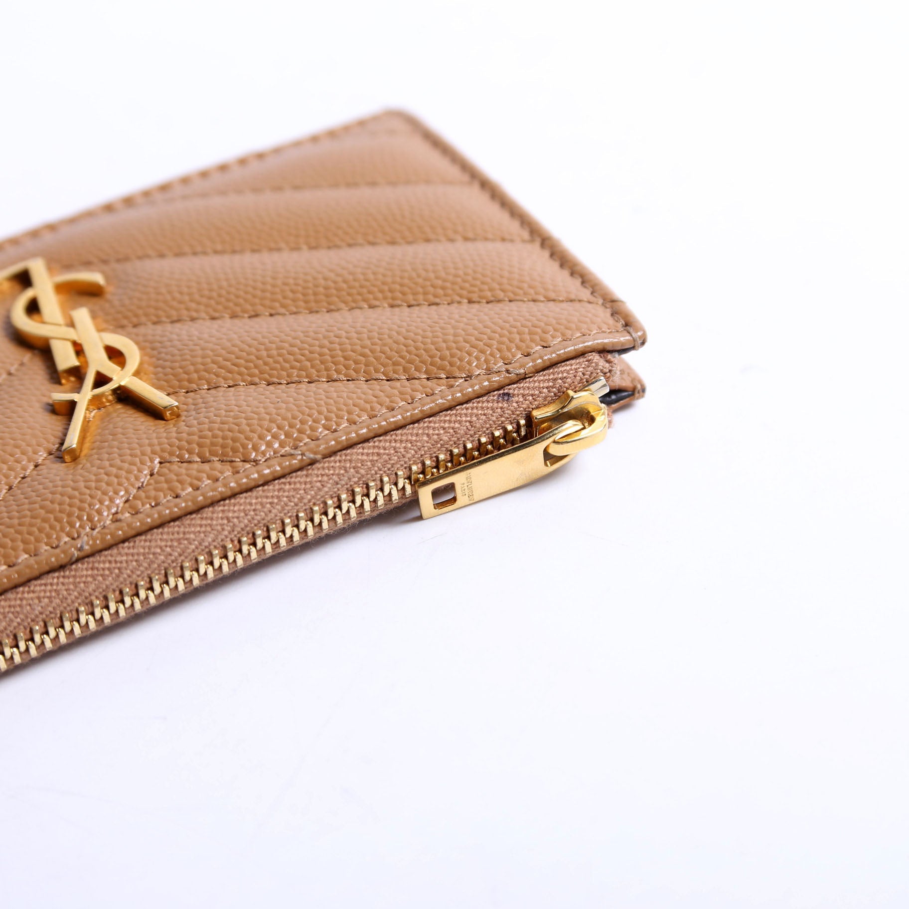 Grain De Poudre Fragments Card Holder 607915 Tan