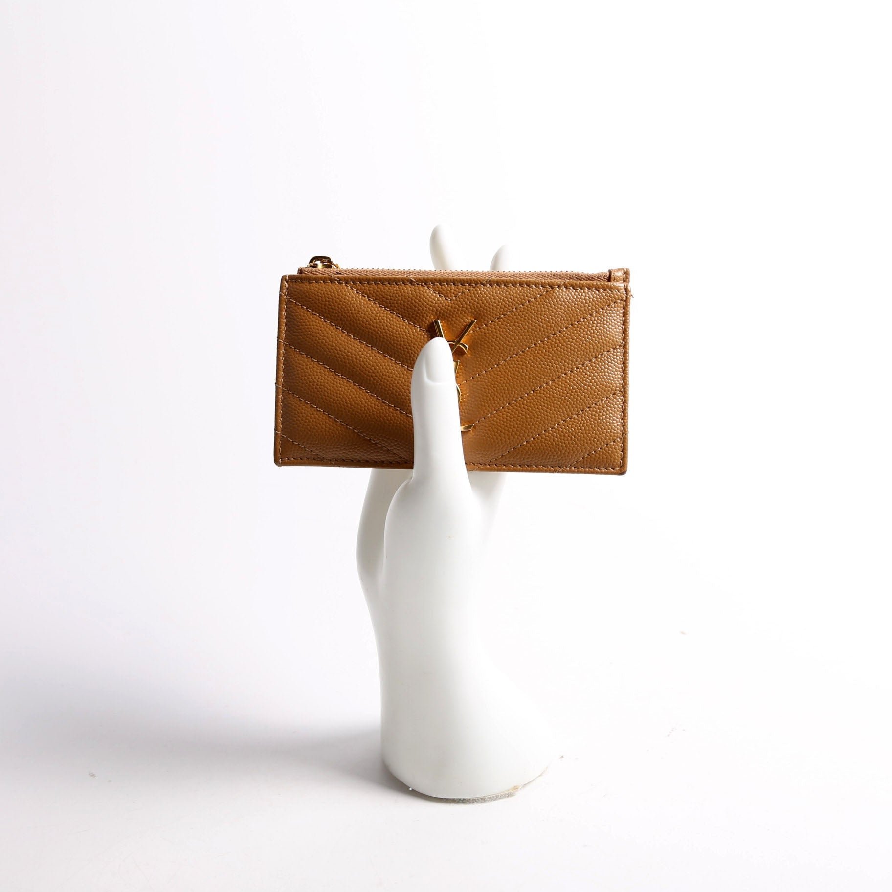 Grain De Poudre Fragments Card Holder 607915 Tan