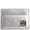 Anagram Metallic Card Holder Silver