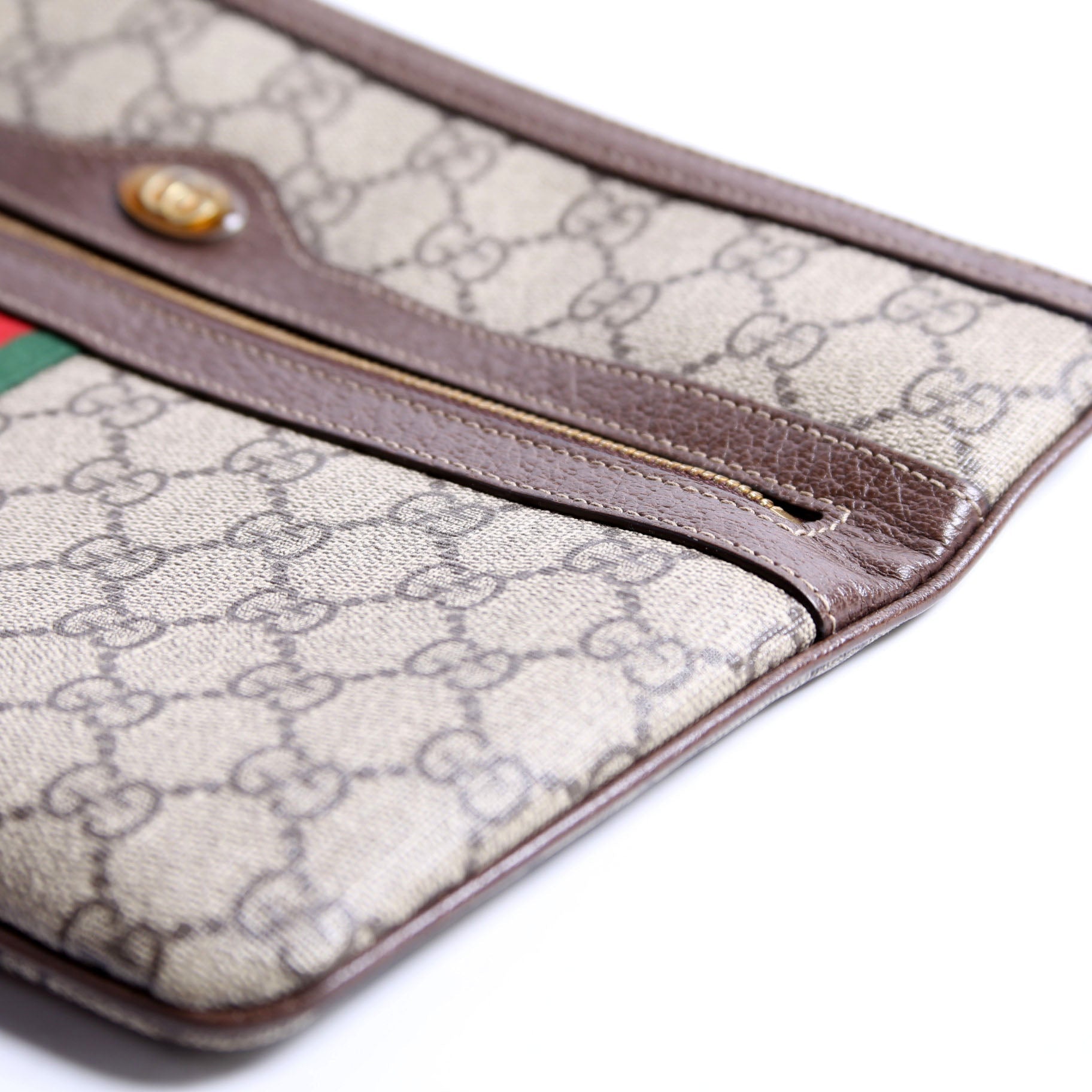 Gucci 517551 GG Supreme Ophidia Pouch