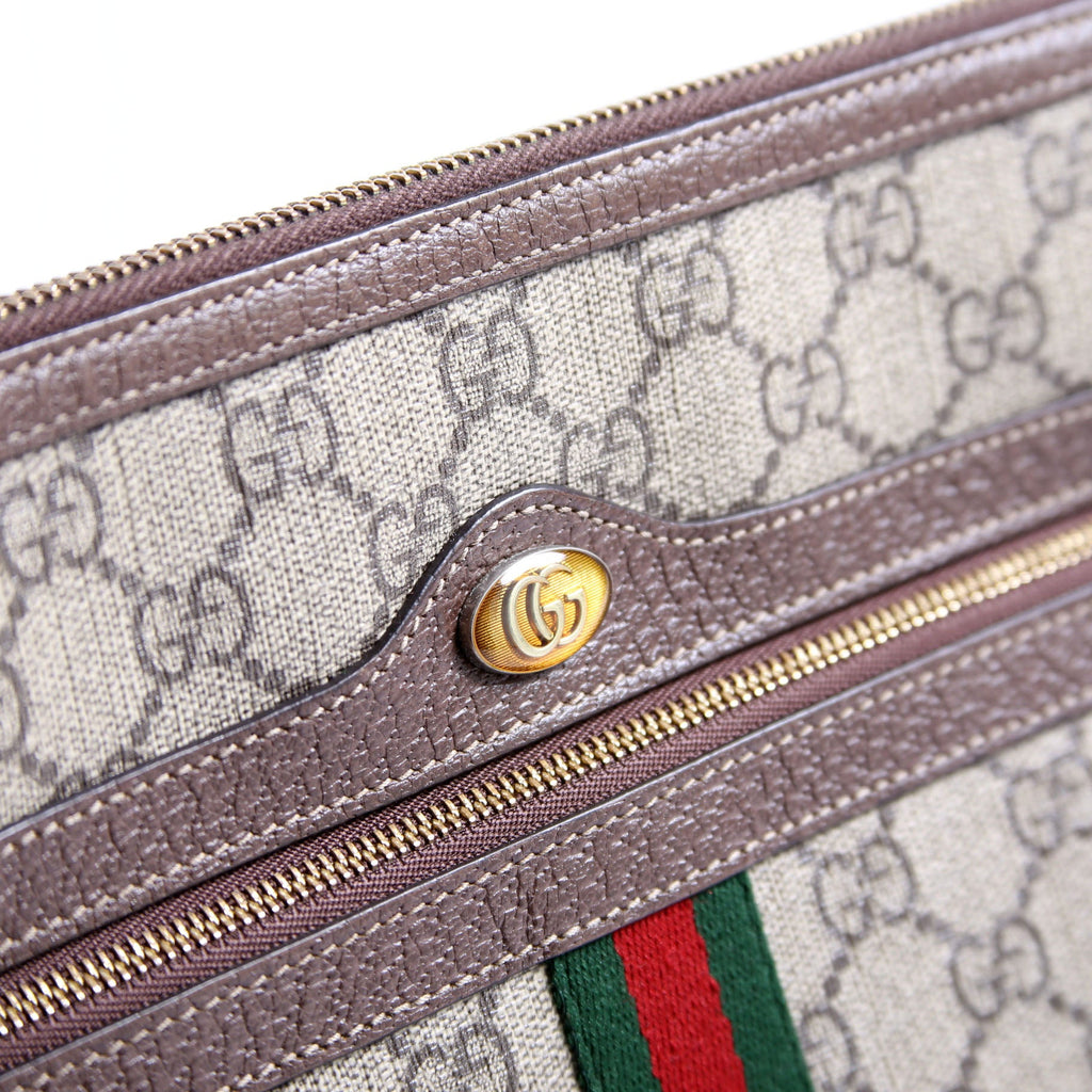 Gucci 517551 GG Supreme Ophidia Pouch