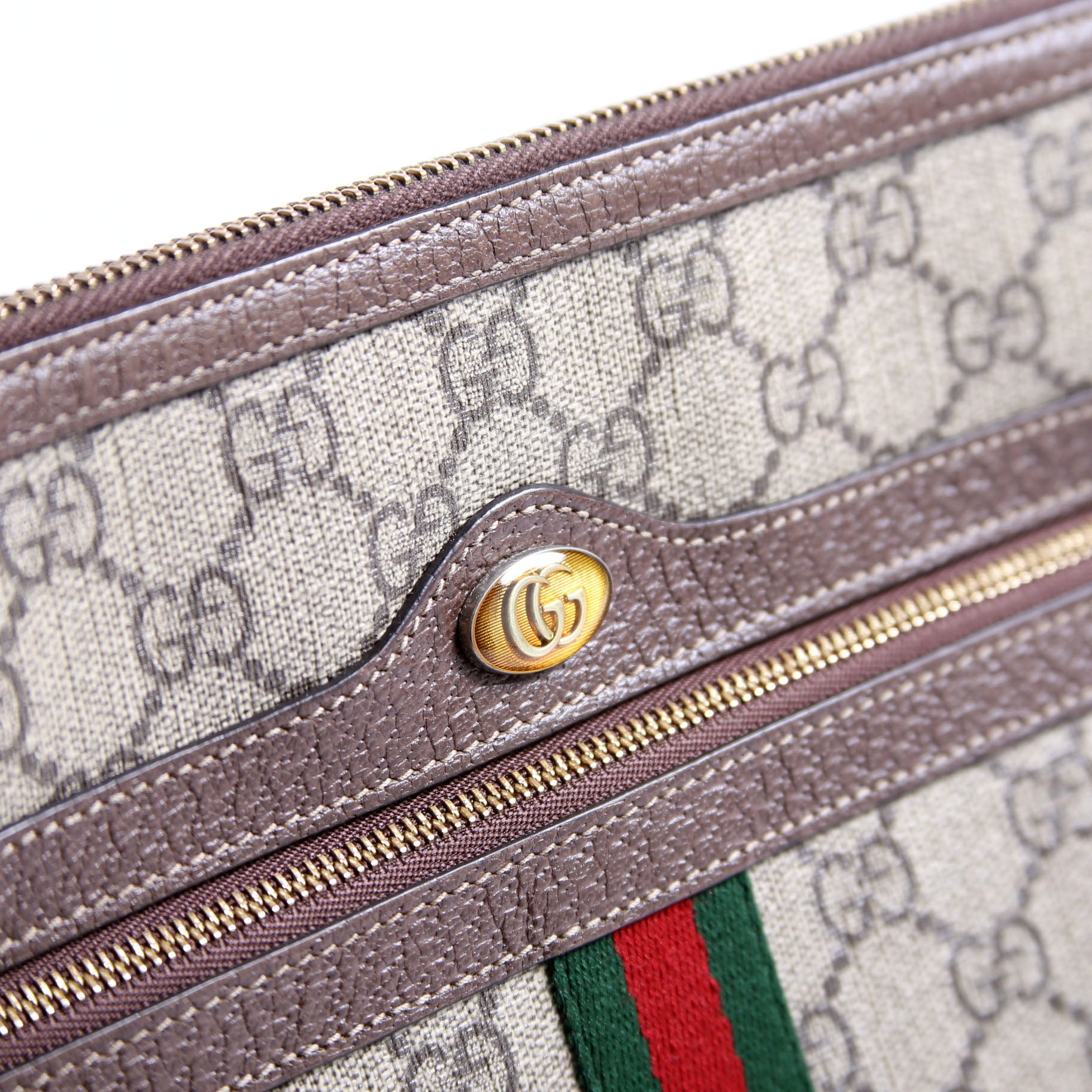 Gucci 517551 GG Supreme Ophidia Pouch