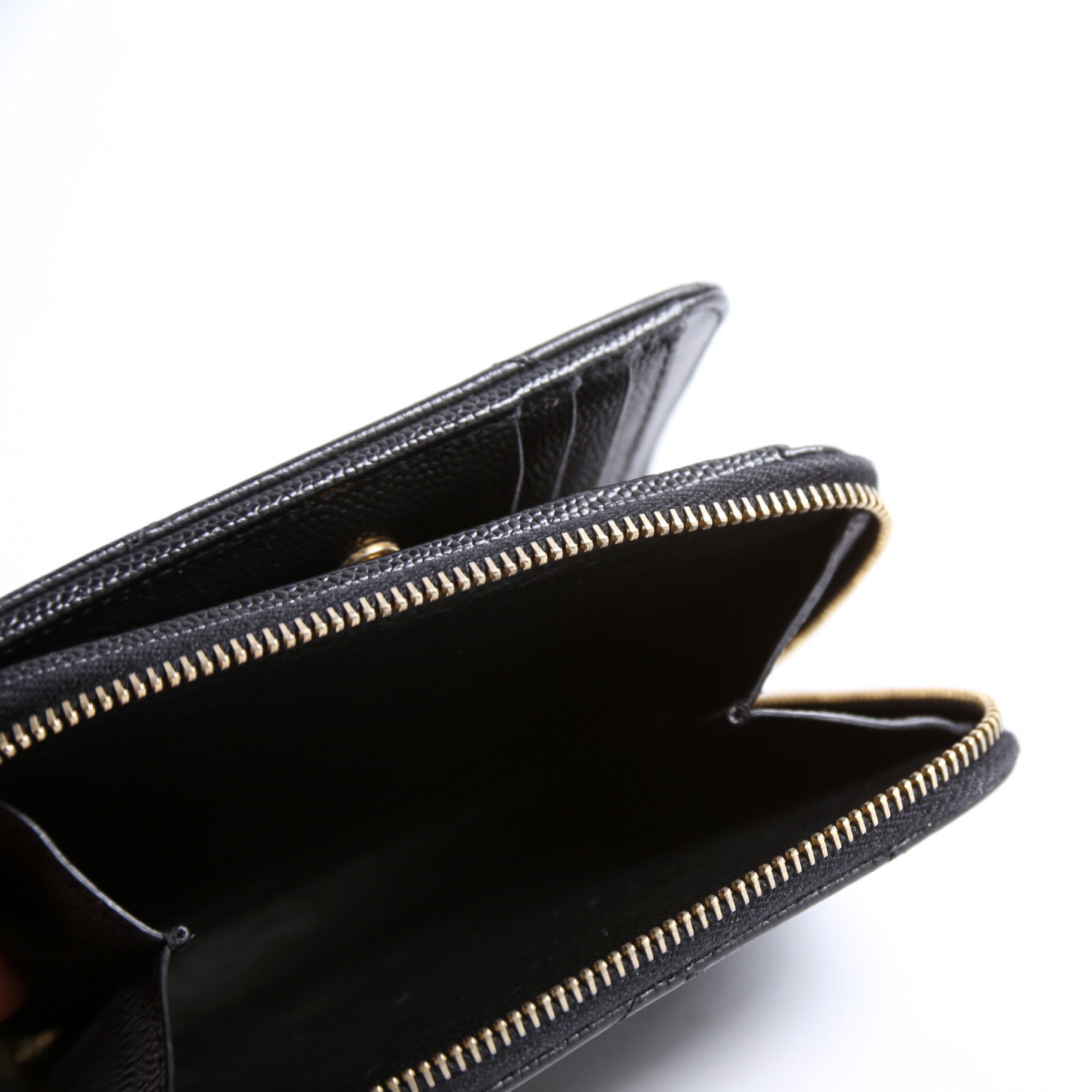 668288 Cassandre Grain De Poudre Compact Zip Around Wallet