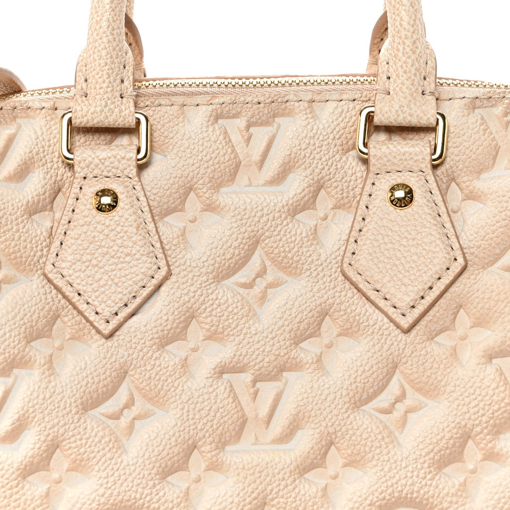 Louis Vuitton Empreinte Monogram Summer Stardust Speedy Bandouliere 20 Beige Clair