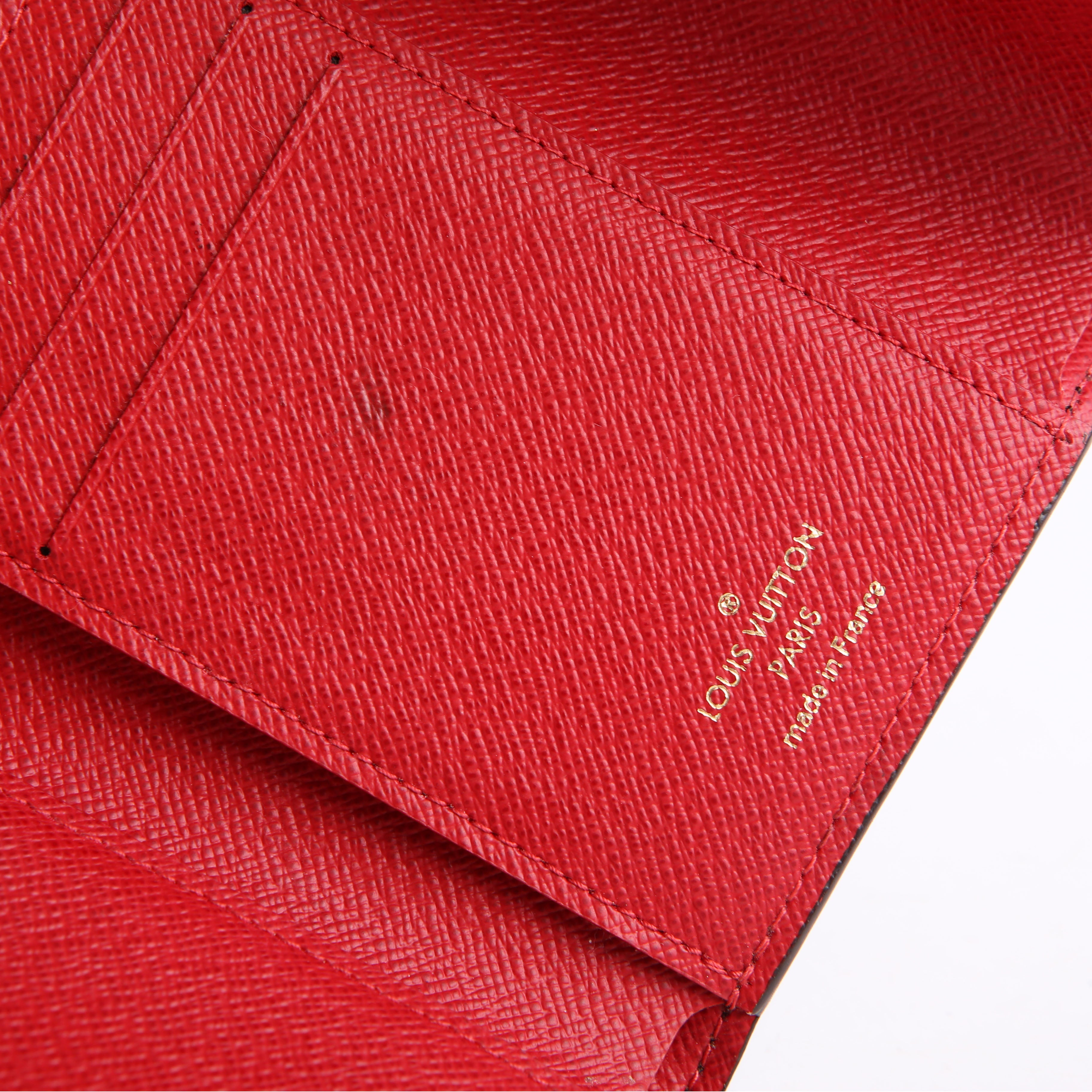 Victorine Wallet Monogram Patches Red