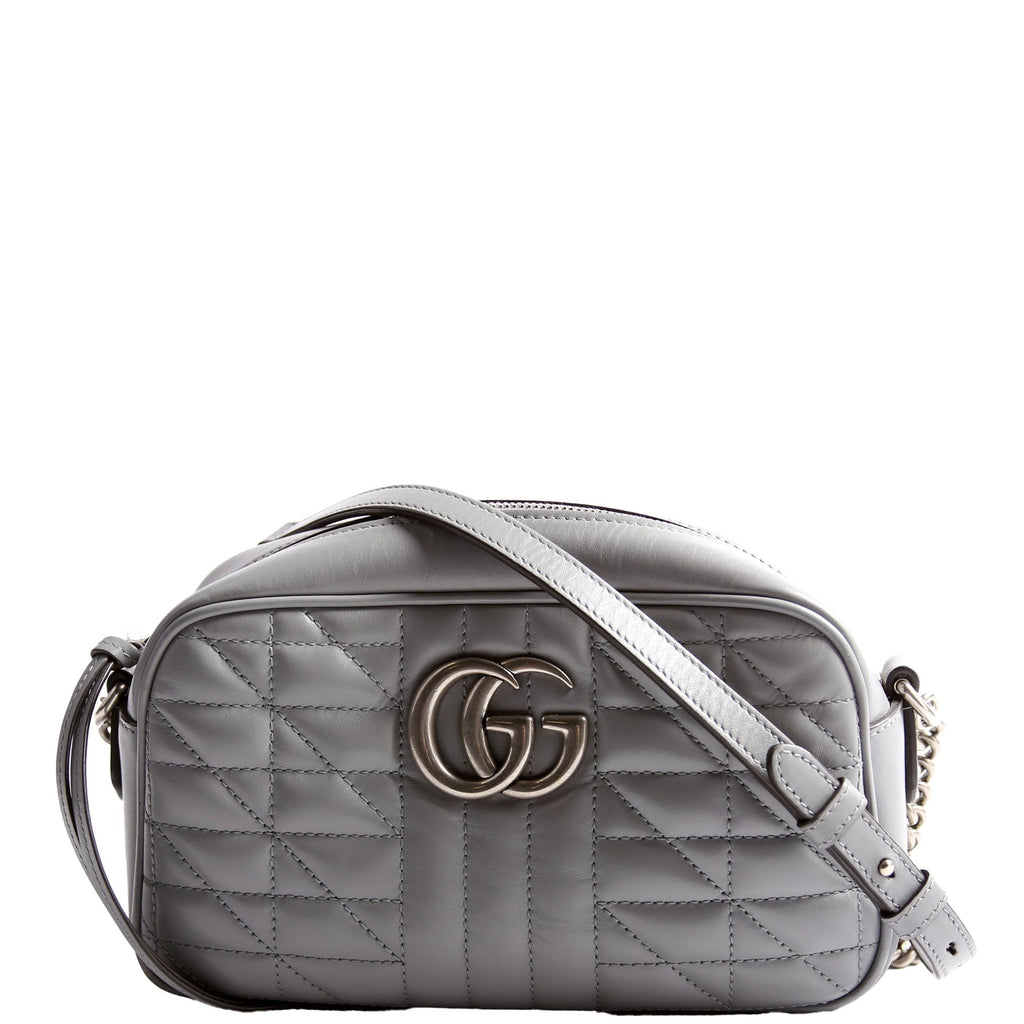 Gucci 447632 Marmont Aria Small Camera Grey